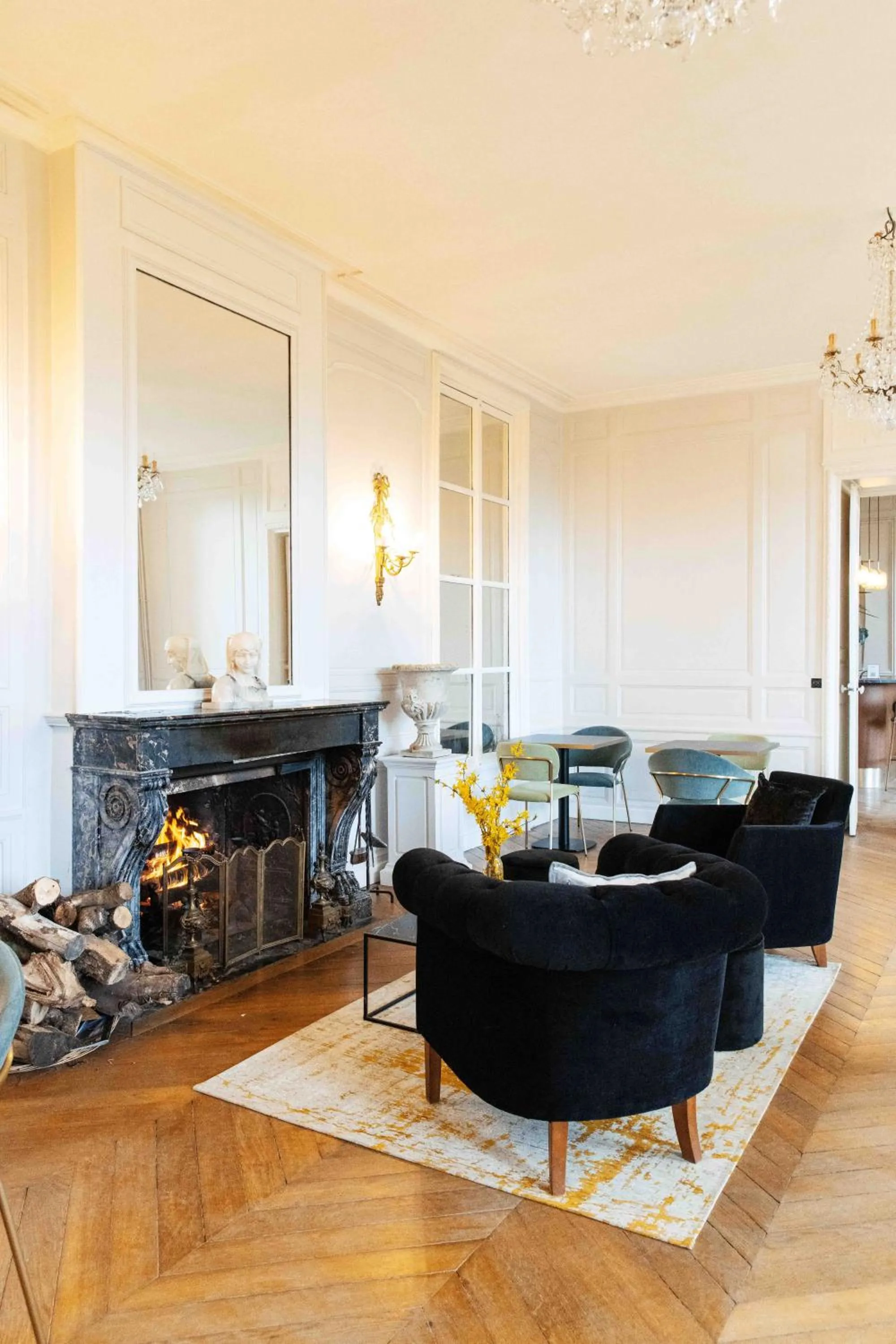 Living room in Château De La Bûcherie