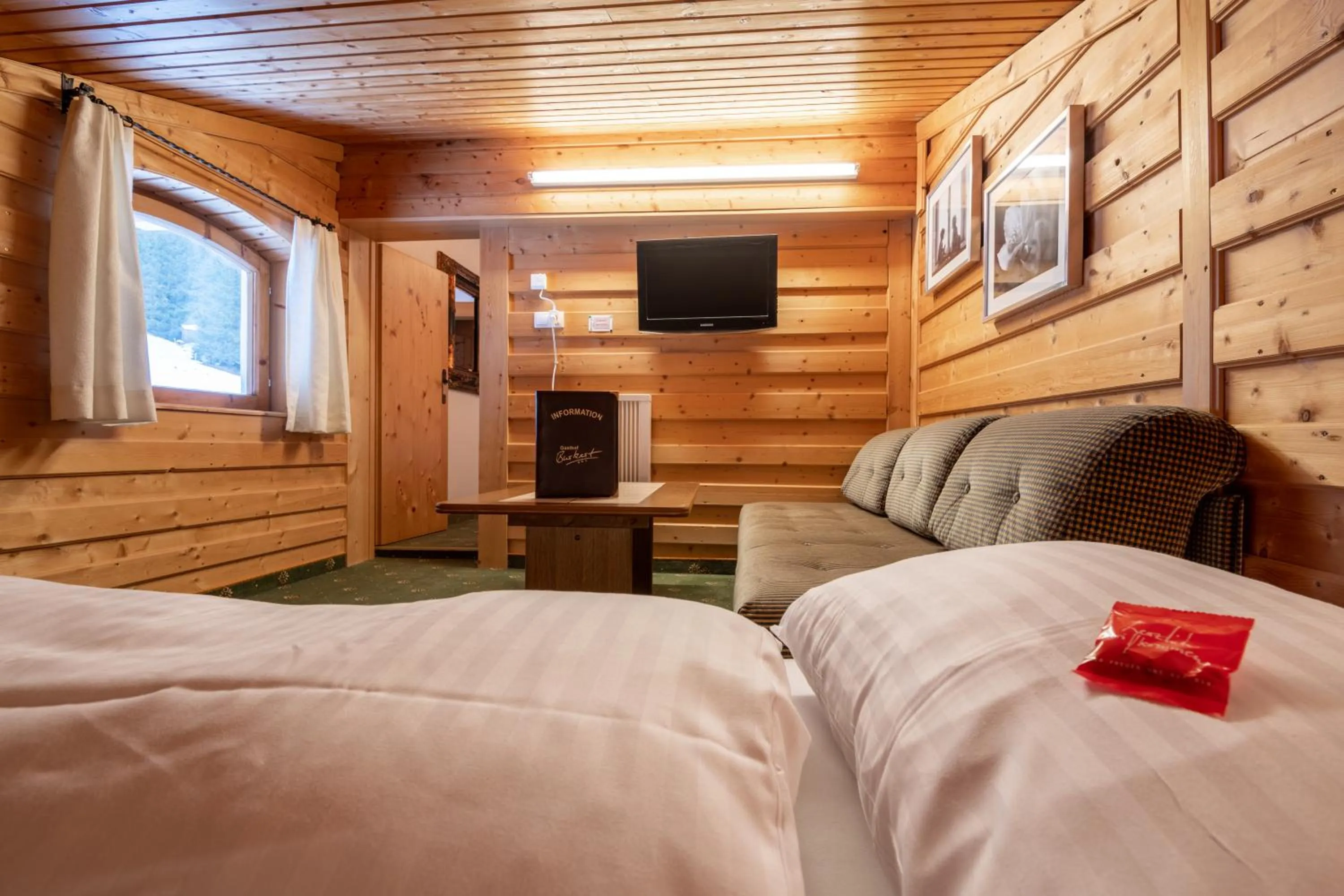 Bed in Gasthof Burkert