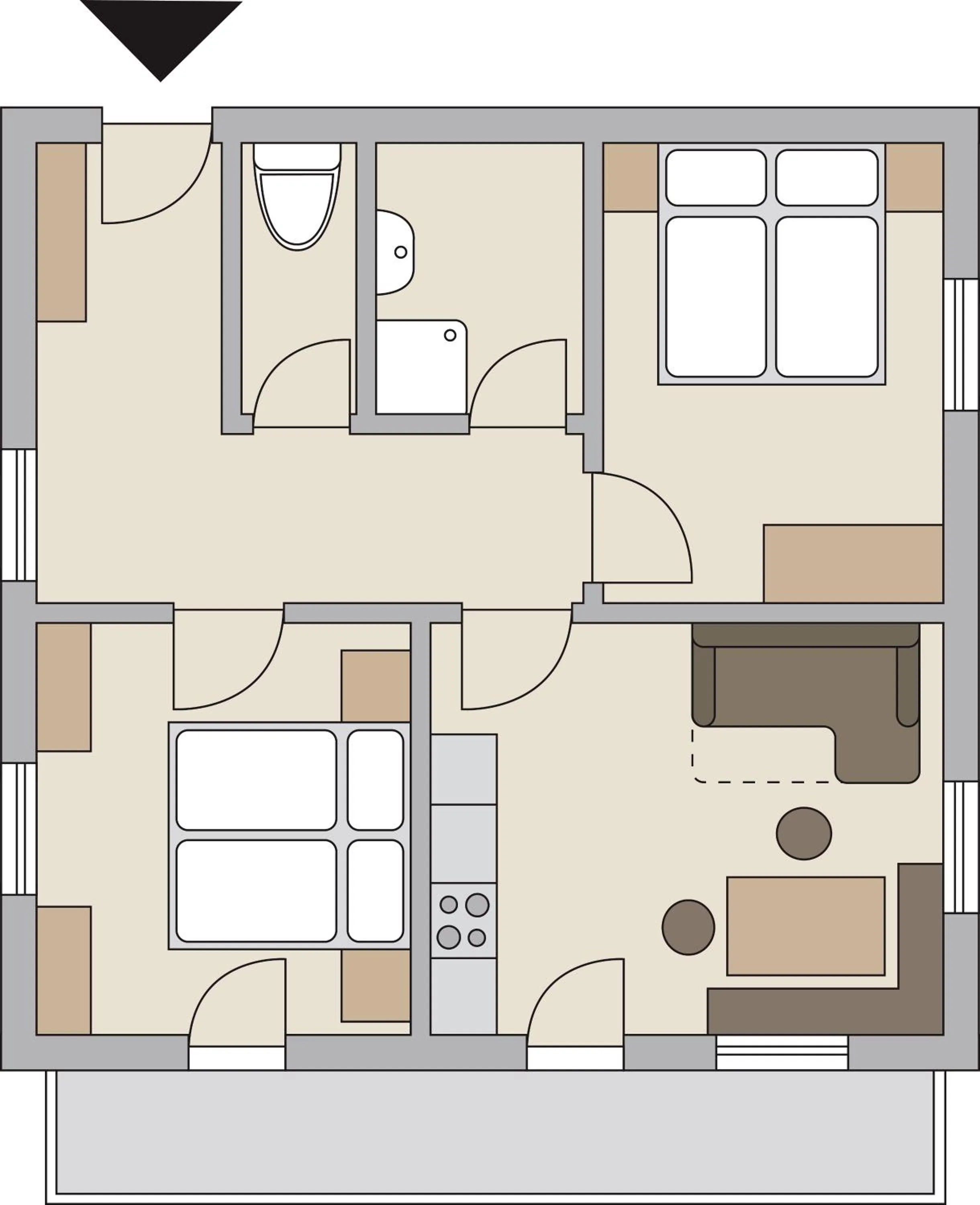 Bathroom in Gasthof Burkert