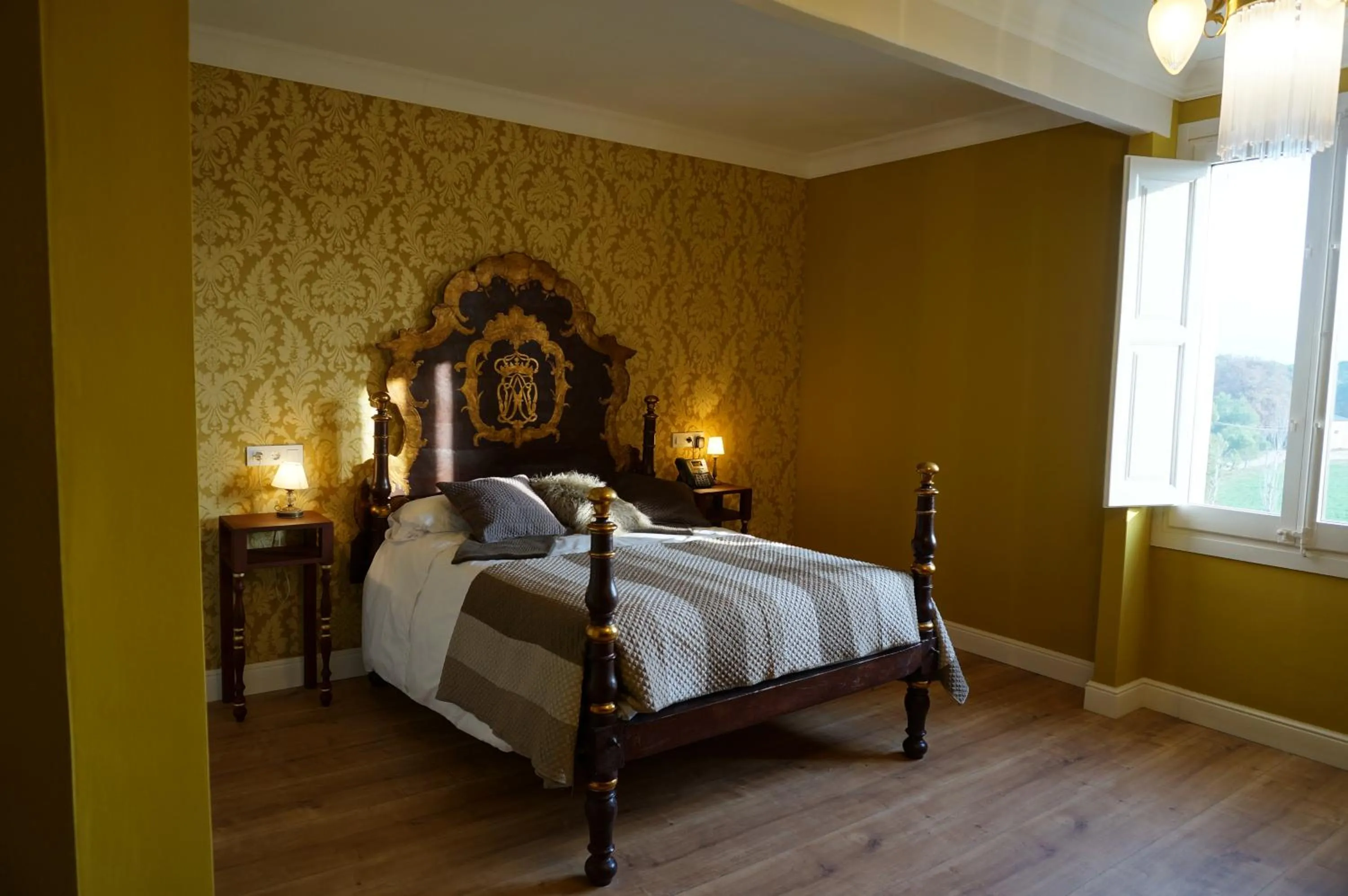 Bed in Hotel Can Ribalta