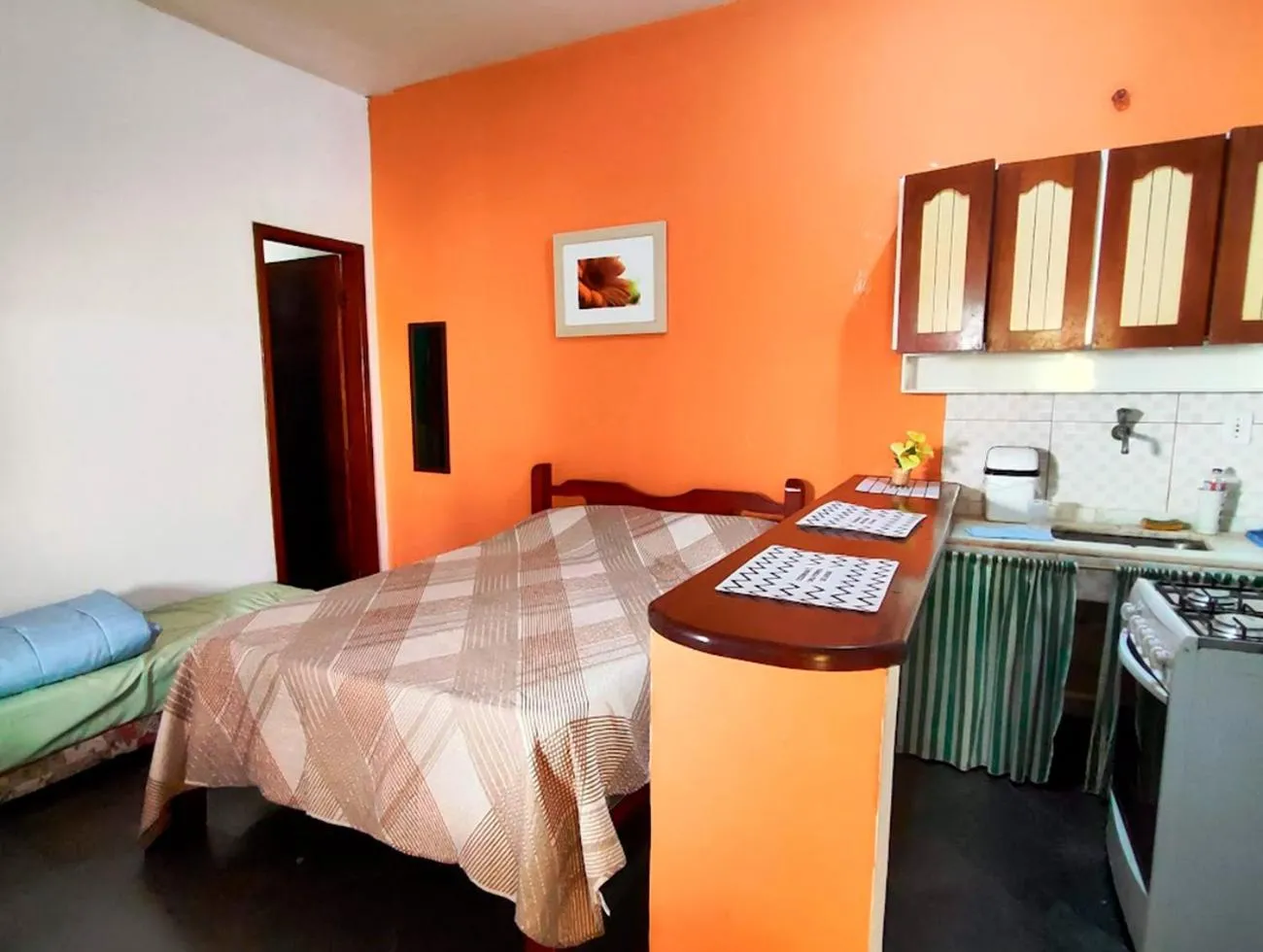 dishwasher, Bed in Suítes Jaconé - Saquarema