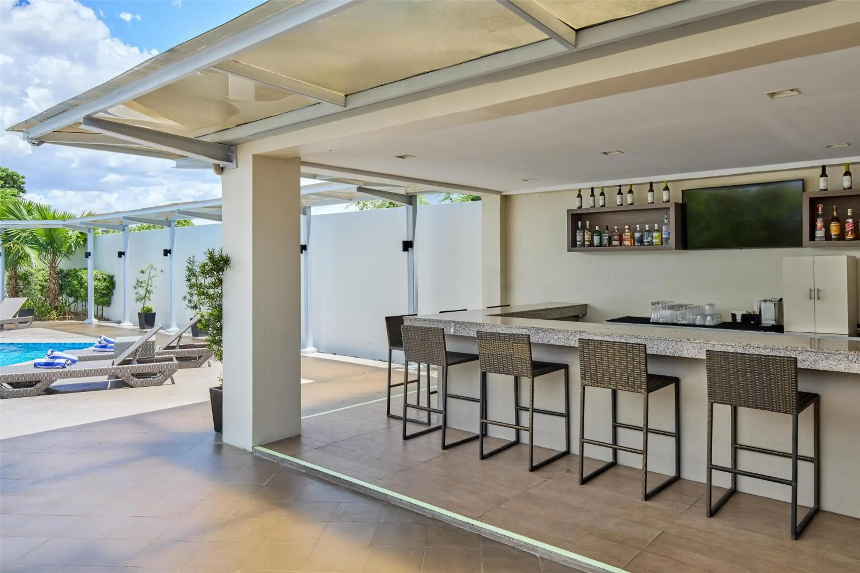 Pool view in Park Inn By Radisson Clark Pool view in Park Inn By Radisson Clark