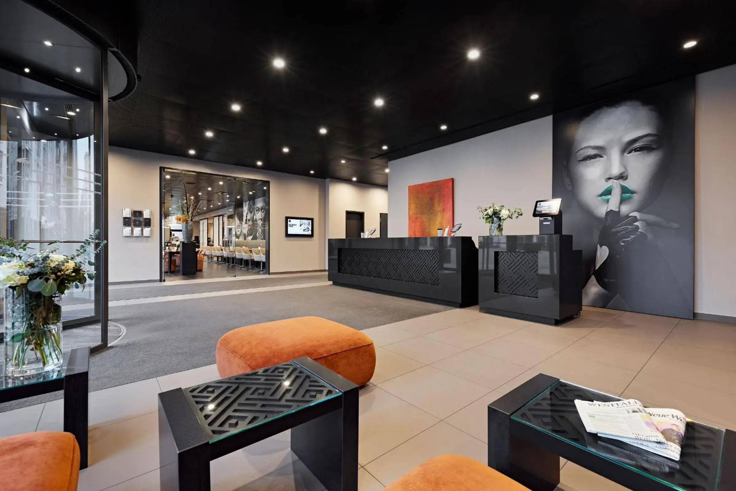 Lobby or reception in LEGERE HOTEL Bielefeld Lobby or reception in LEGERE HOTEL Bielefeld