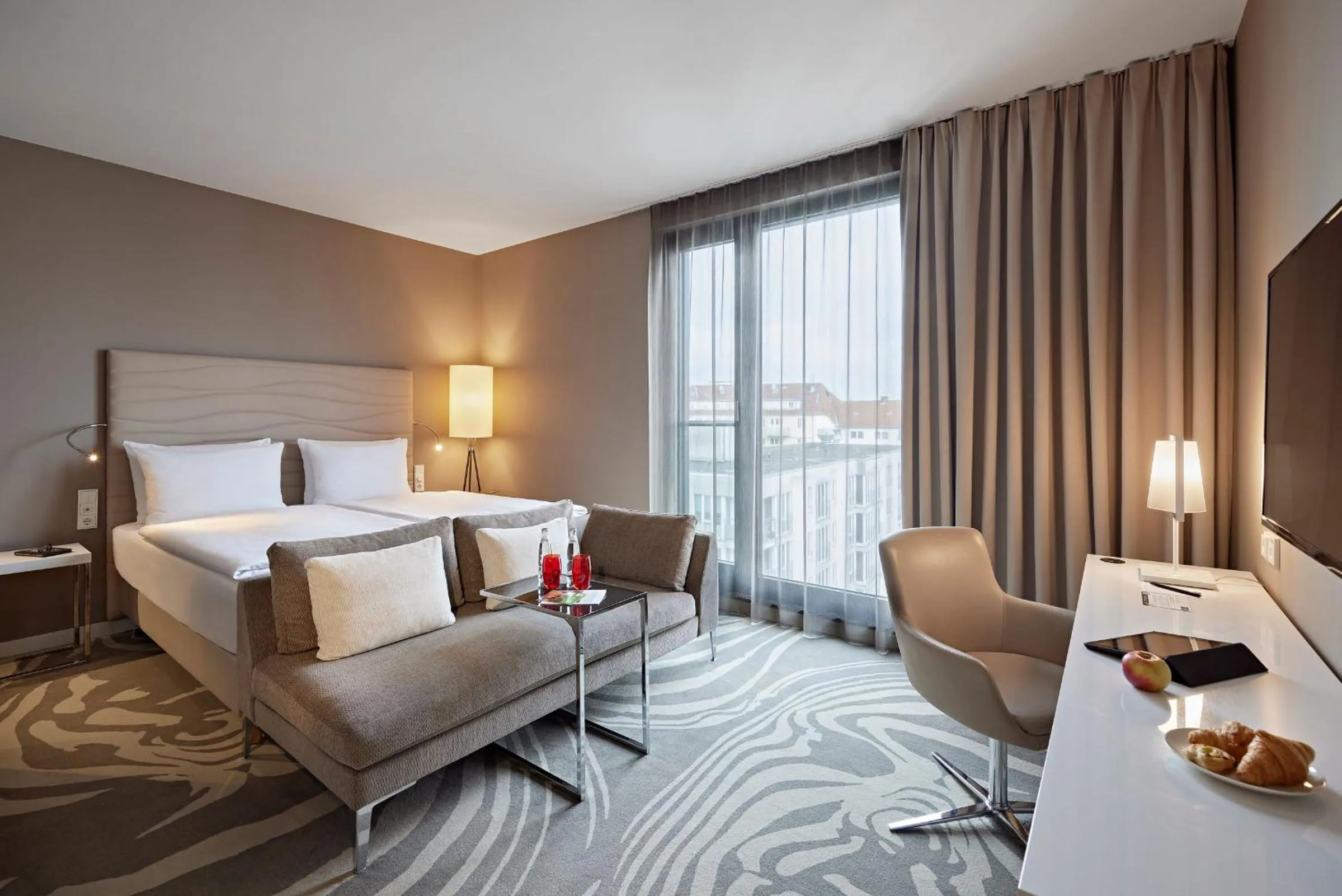 Bed in LEGERE HOTEL Bielefeld