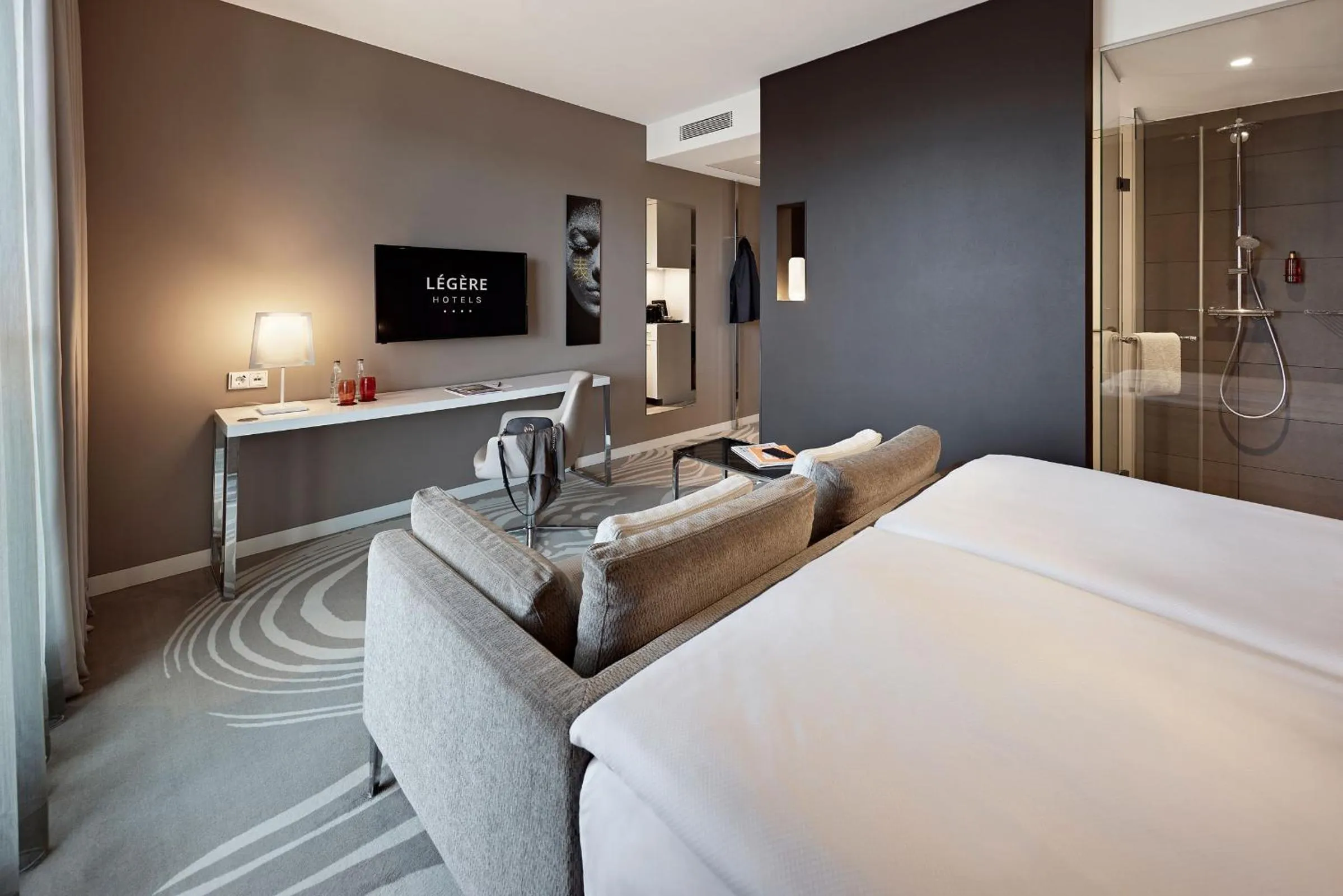 Bed in LEGERE HOTEL Bielefeld