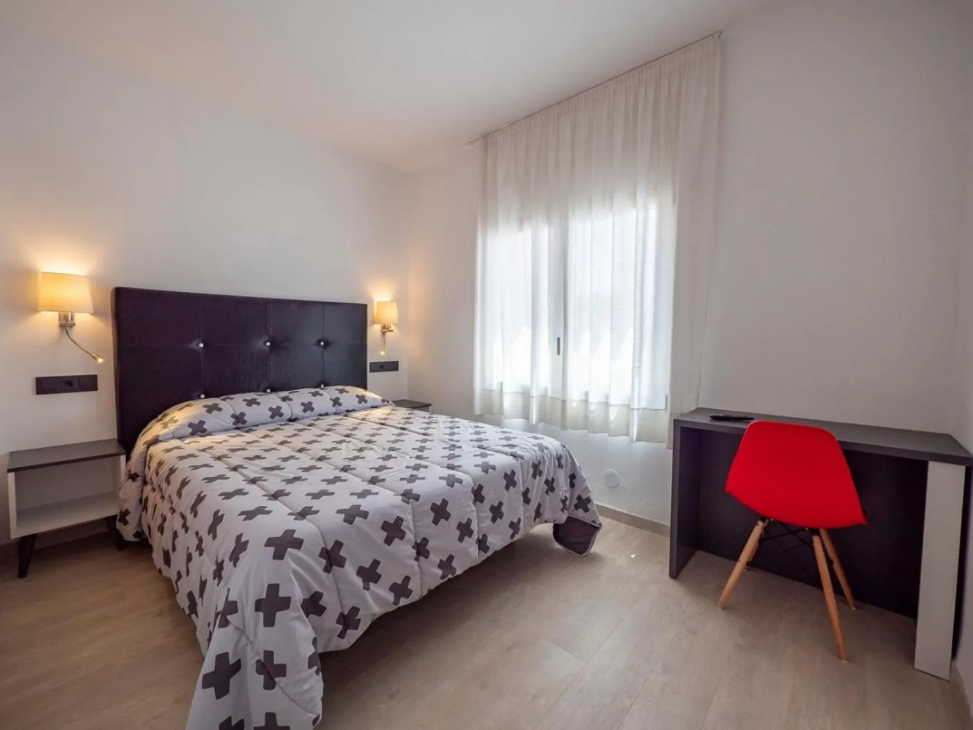 Bedroom, Bed in Hotel Vela