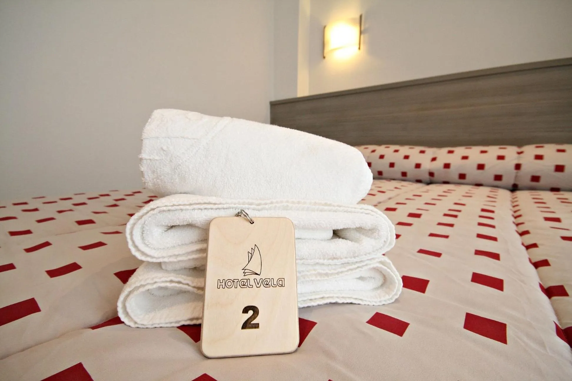 Decorative detail, Bed in Hotel Vela