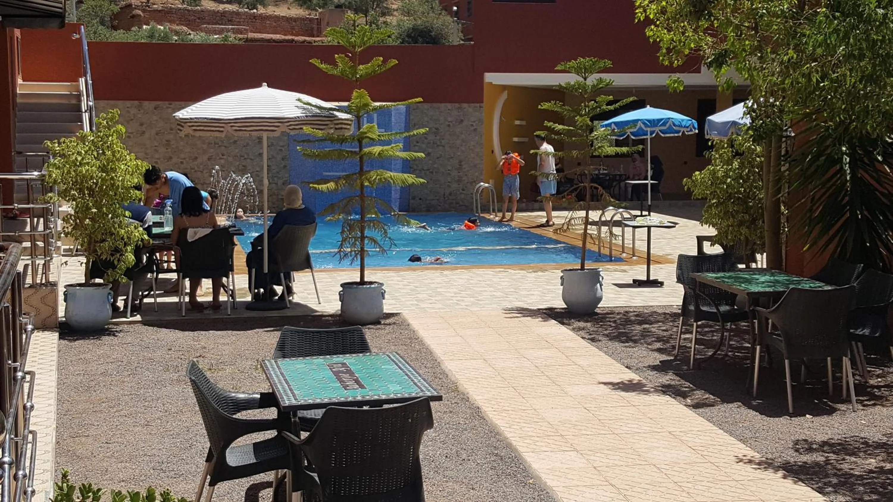 Swimming pool in Hôtel Ajil Cascades D'ouzoud