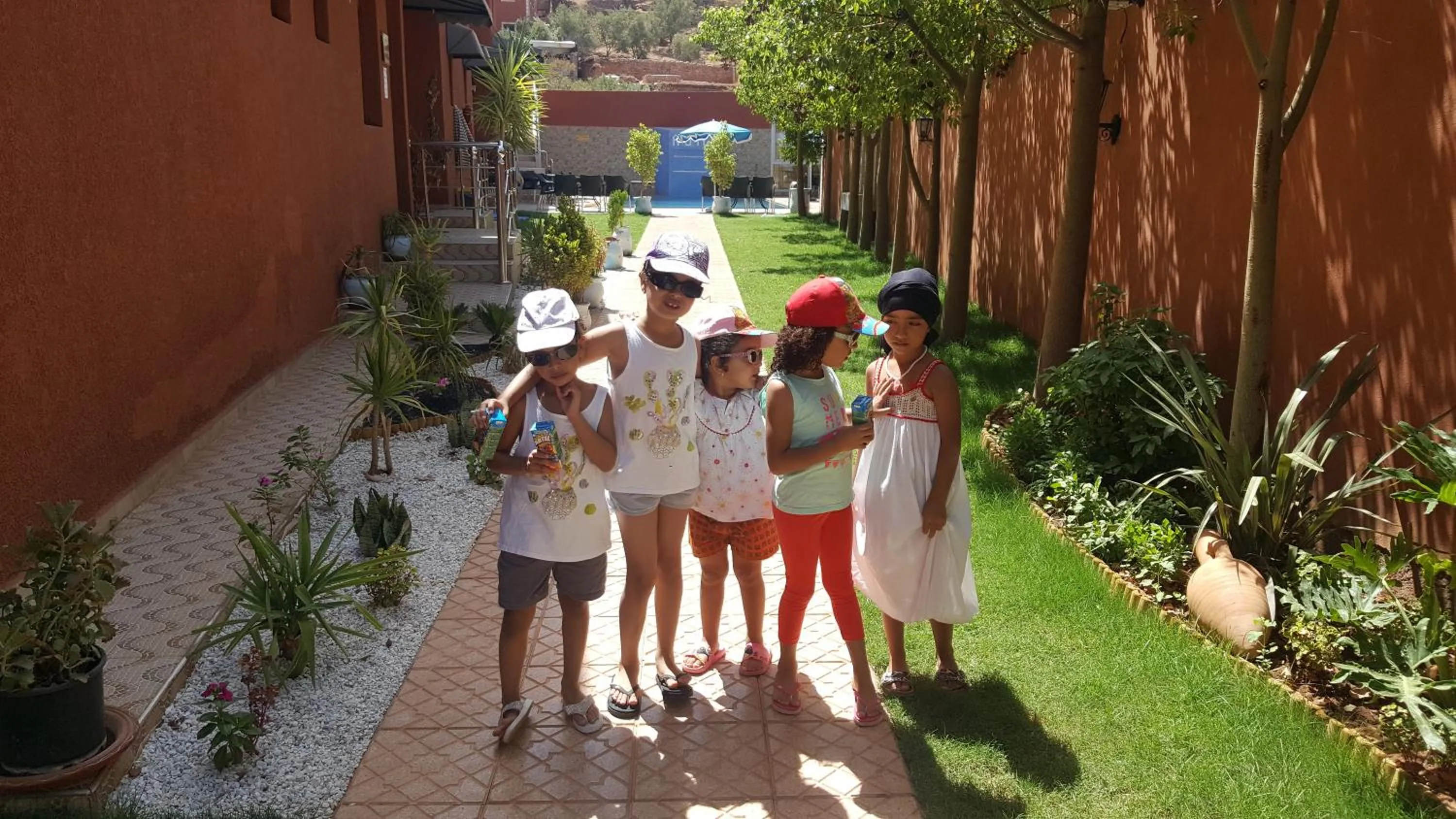 Garden in Hôtel Ajil Cascades D'ouzoud