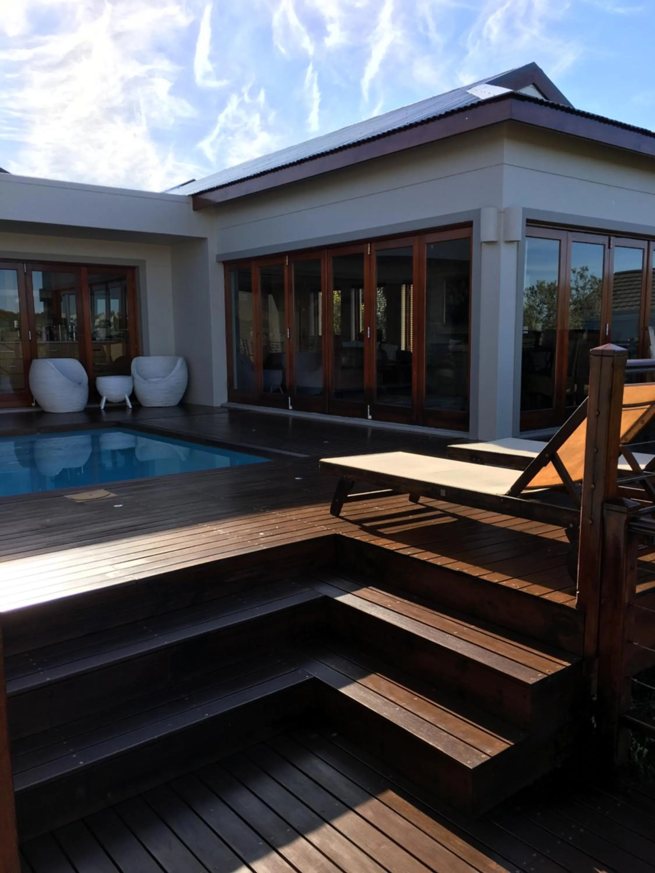 Pool view in Plettenberg Bay Getaway