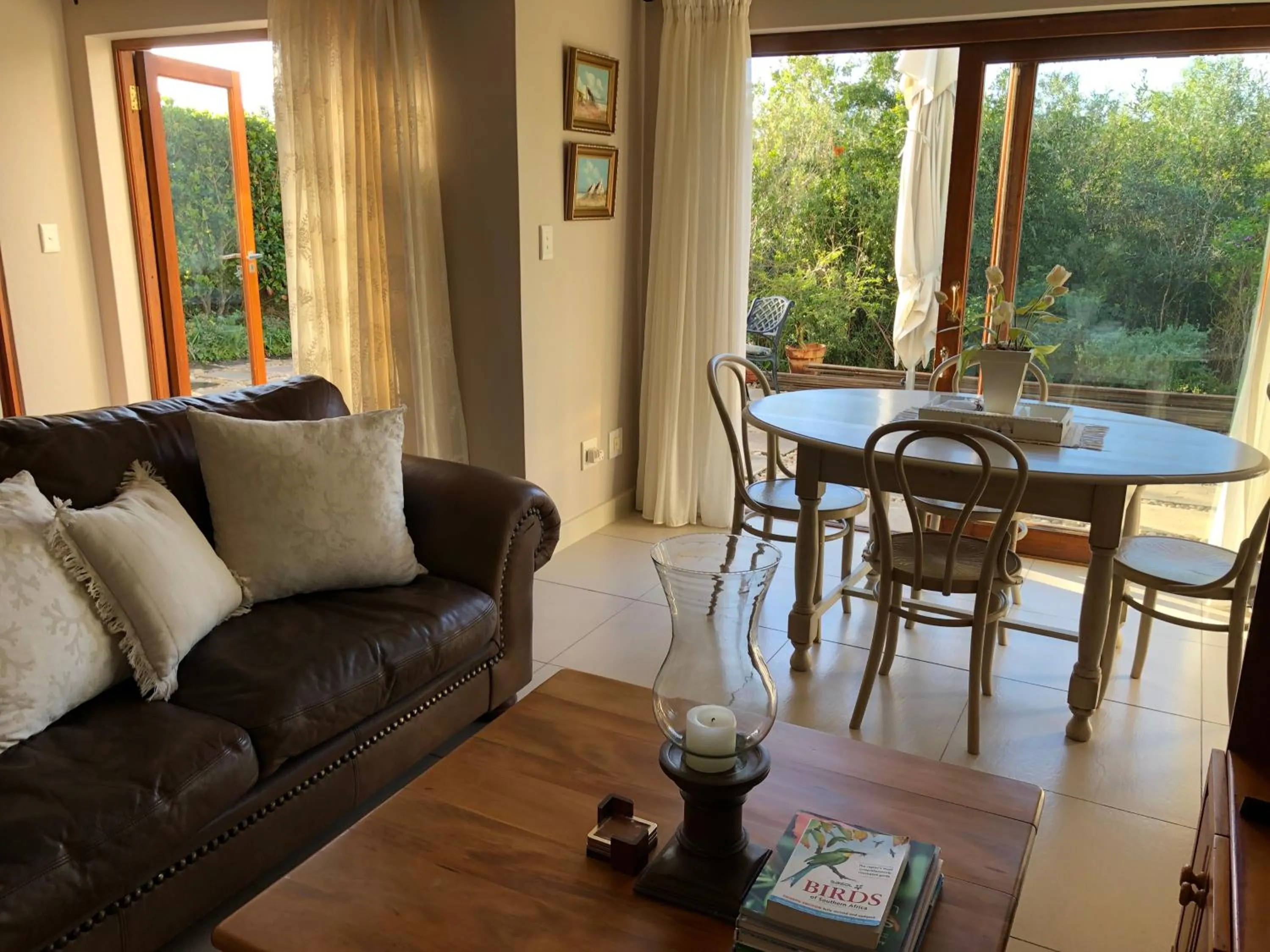 Seating area in Plettenberg Bay Getaway