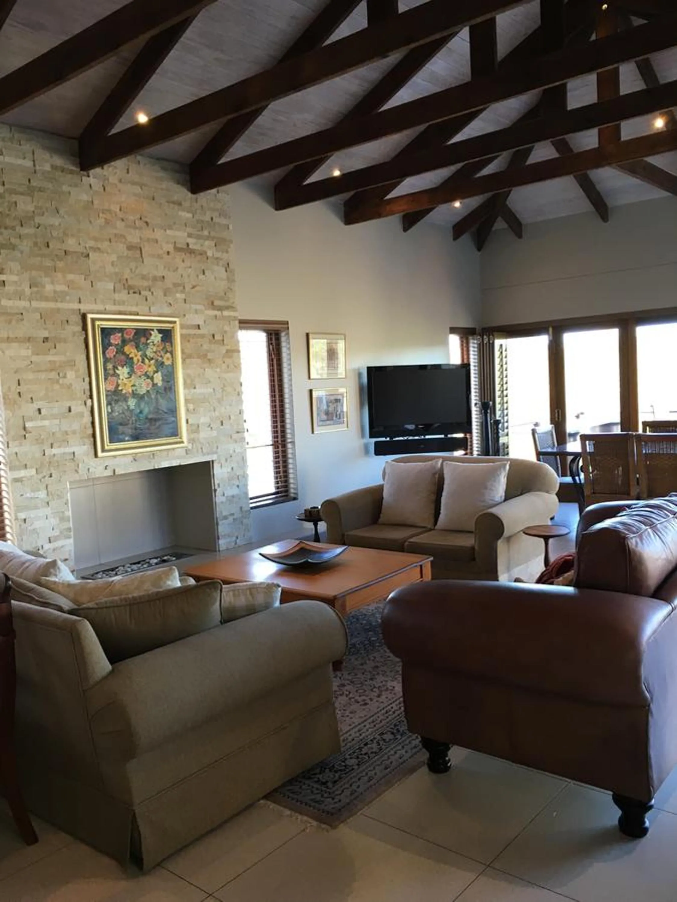 Living room in Plettenberg Bay Getaway