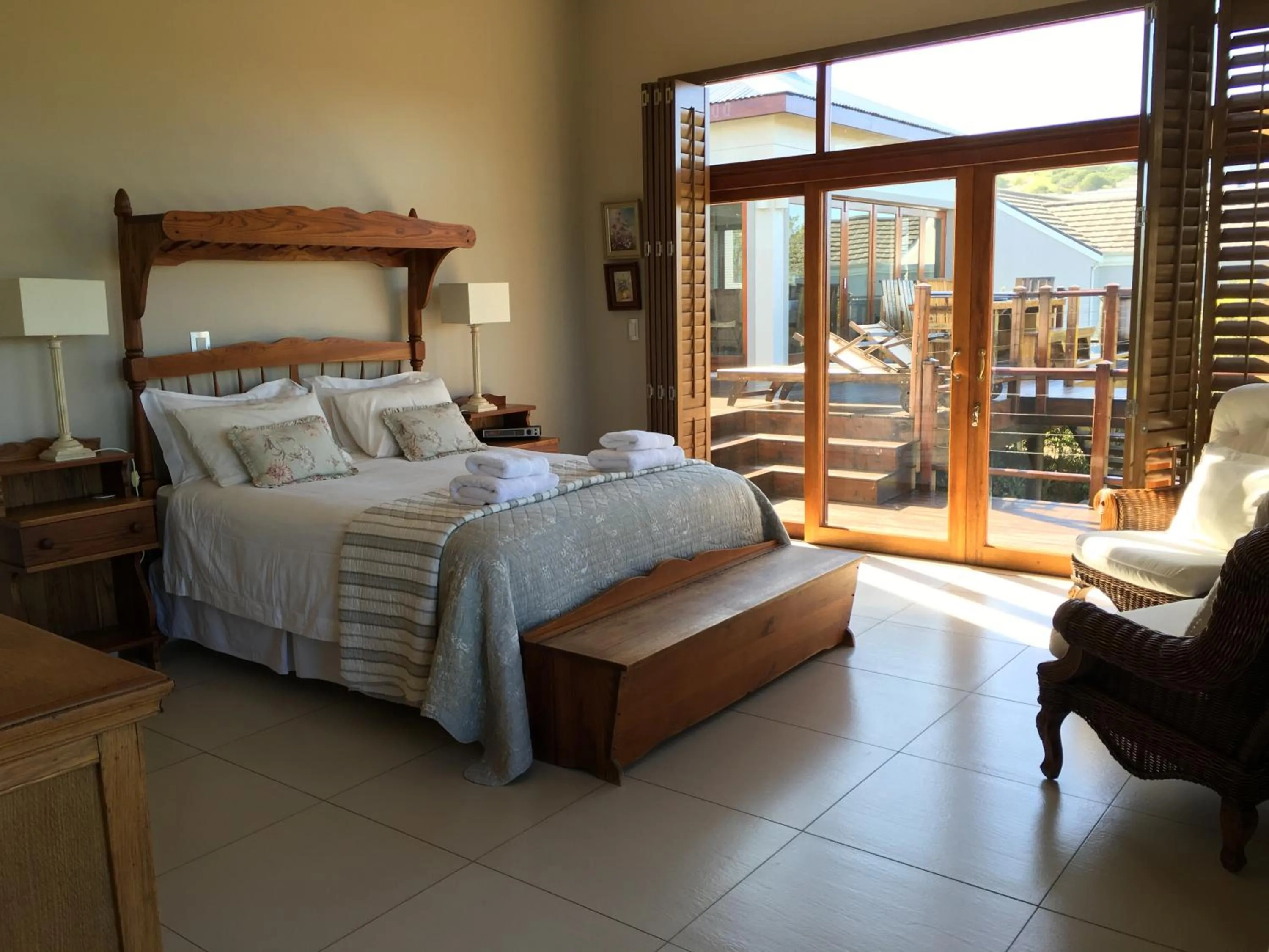Bed in Plettenberg Bay Getaway