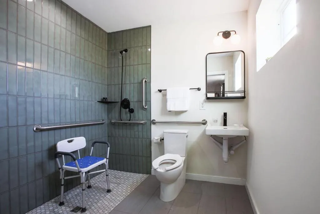 Shower in Salt Ranch Hotel