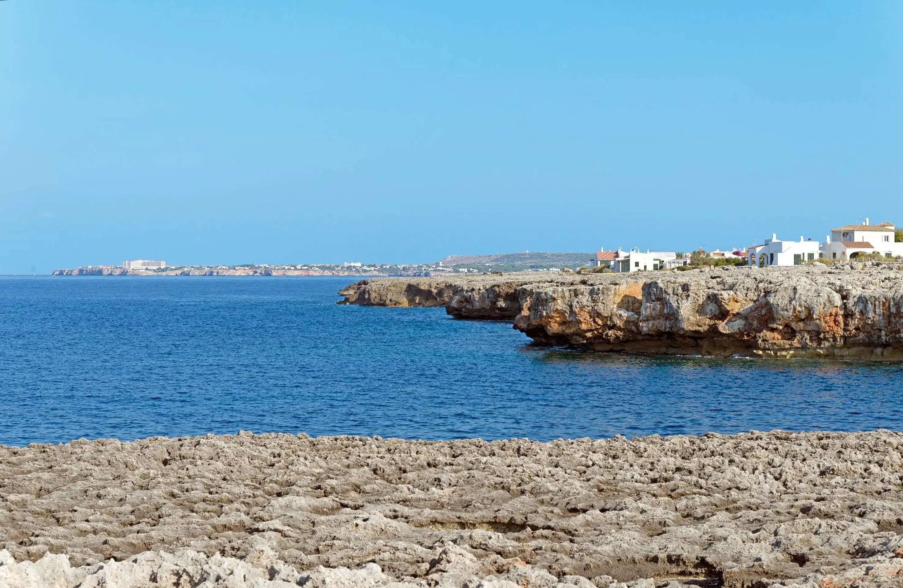 Beach in Apartamentos Cala Blanca Beach in Apartamentos Cala Blanca
