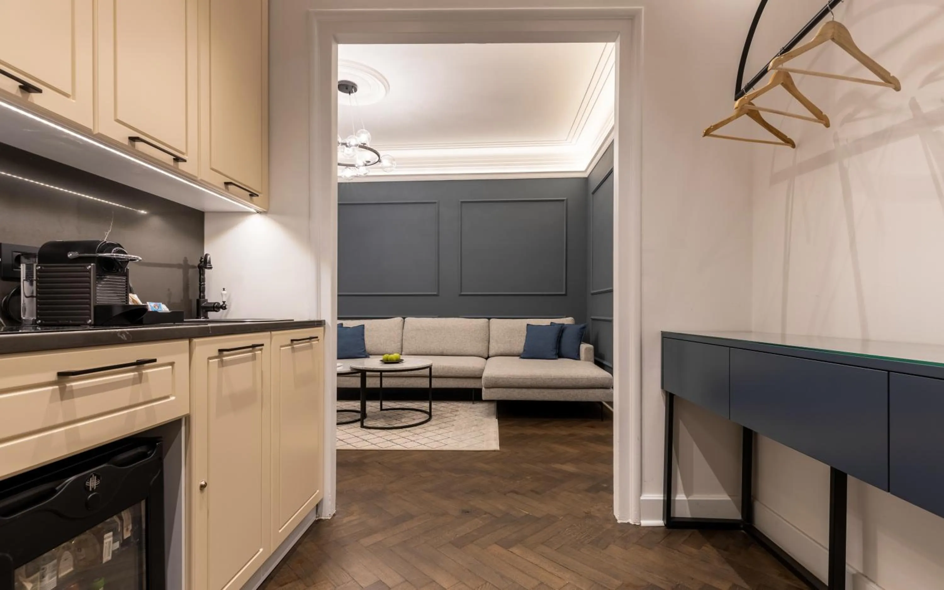 Living room in One Luxury Suites