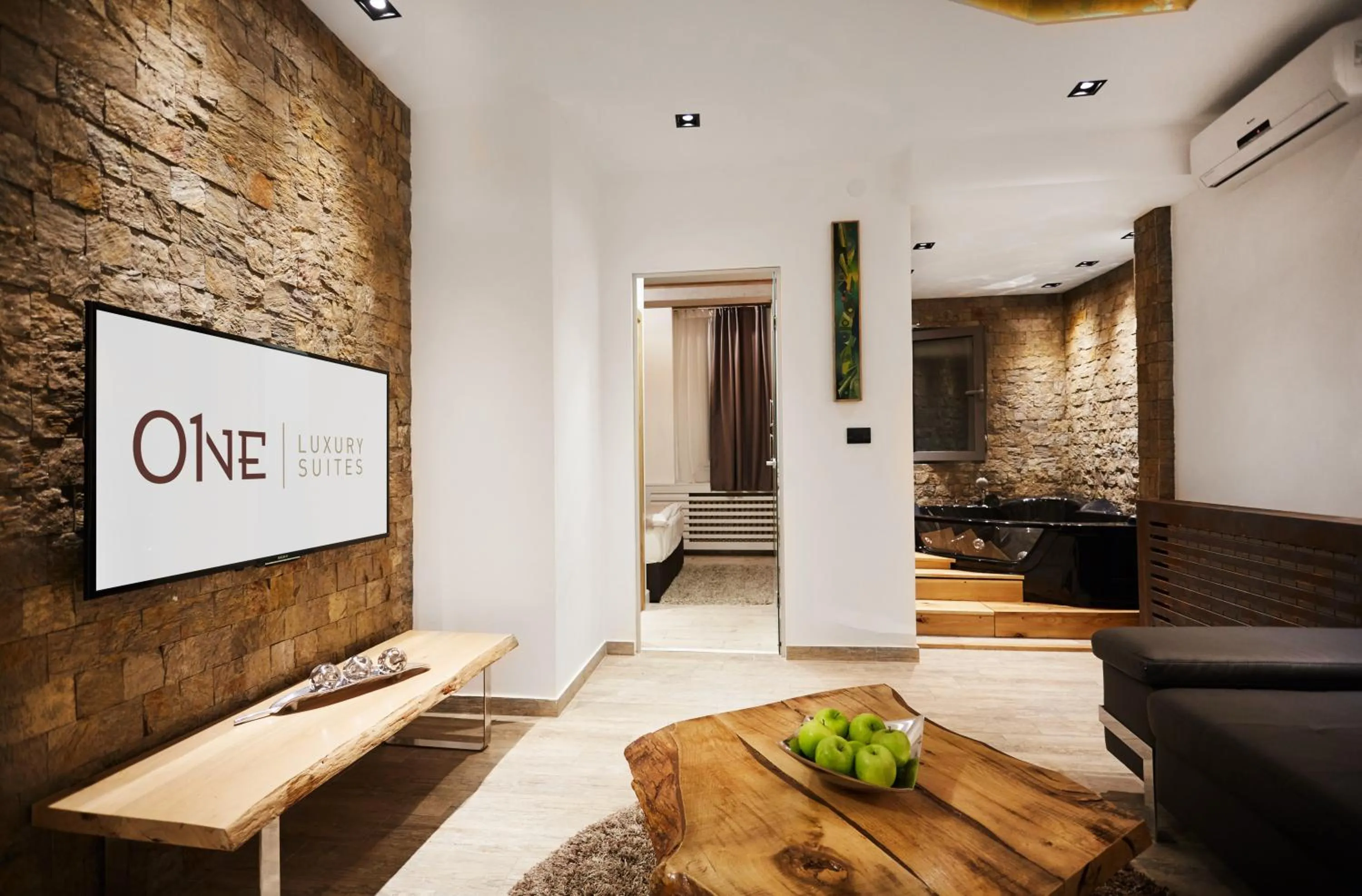 Living room in One Luxury Suites