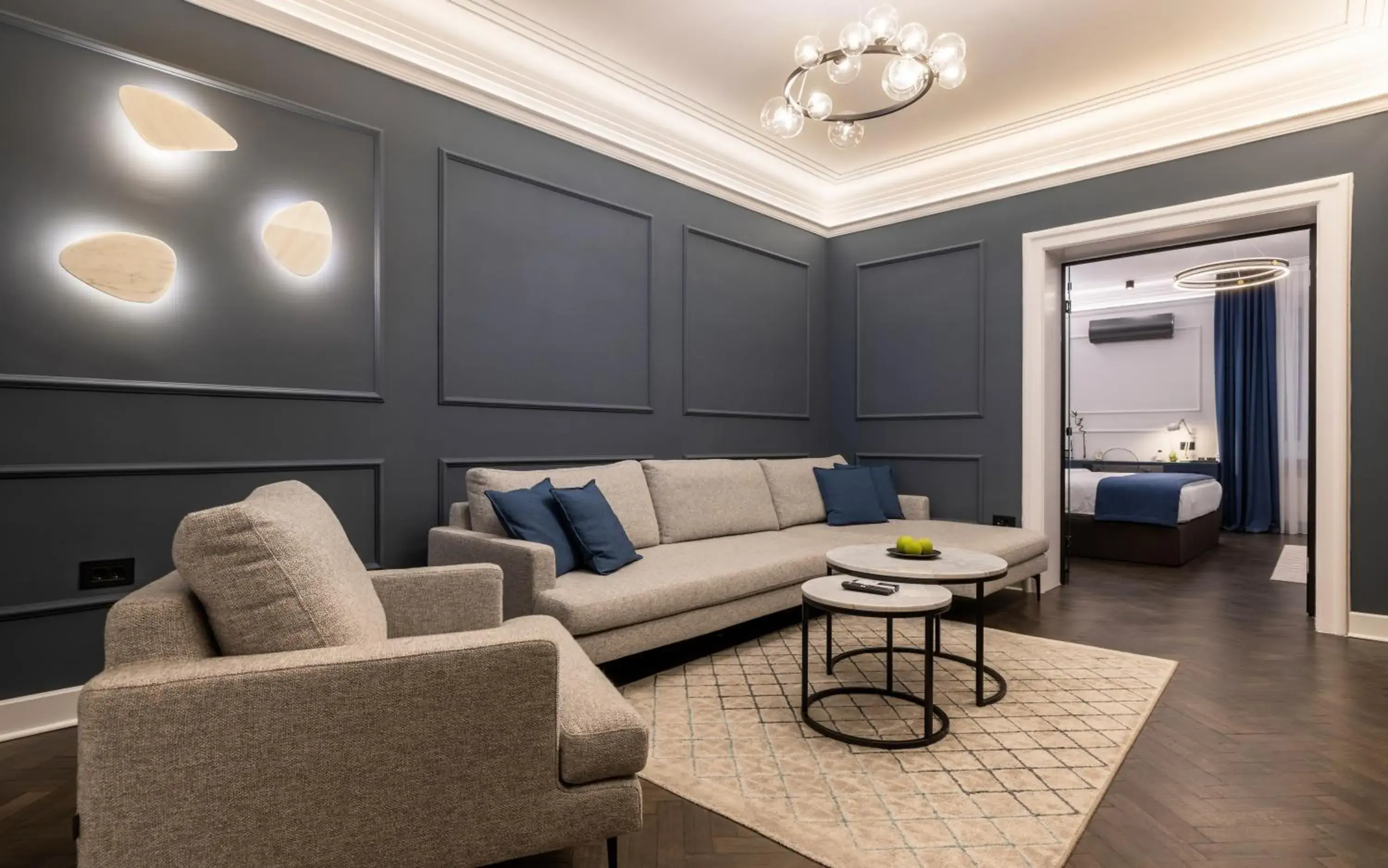 Living room in One Luxury Suites Living room in One Luxury Suites