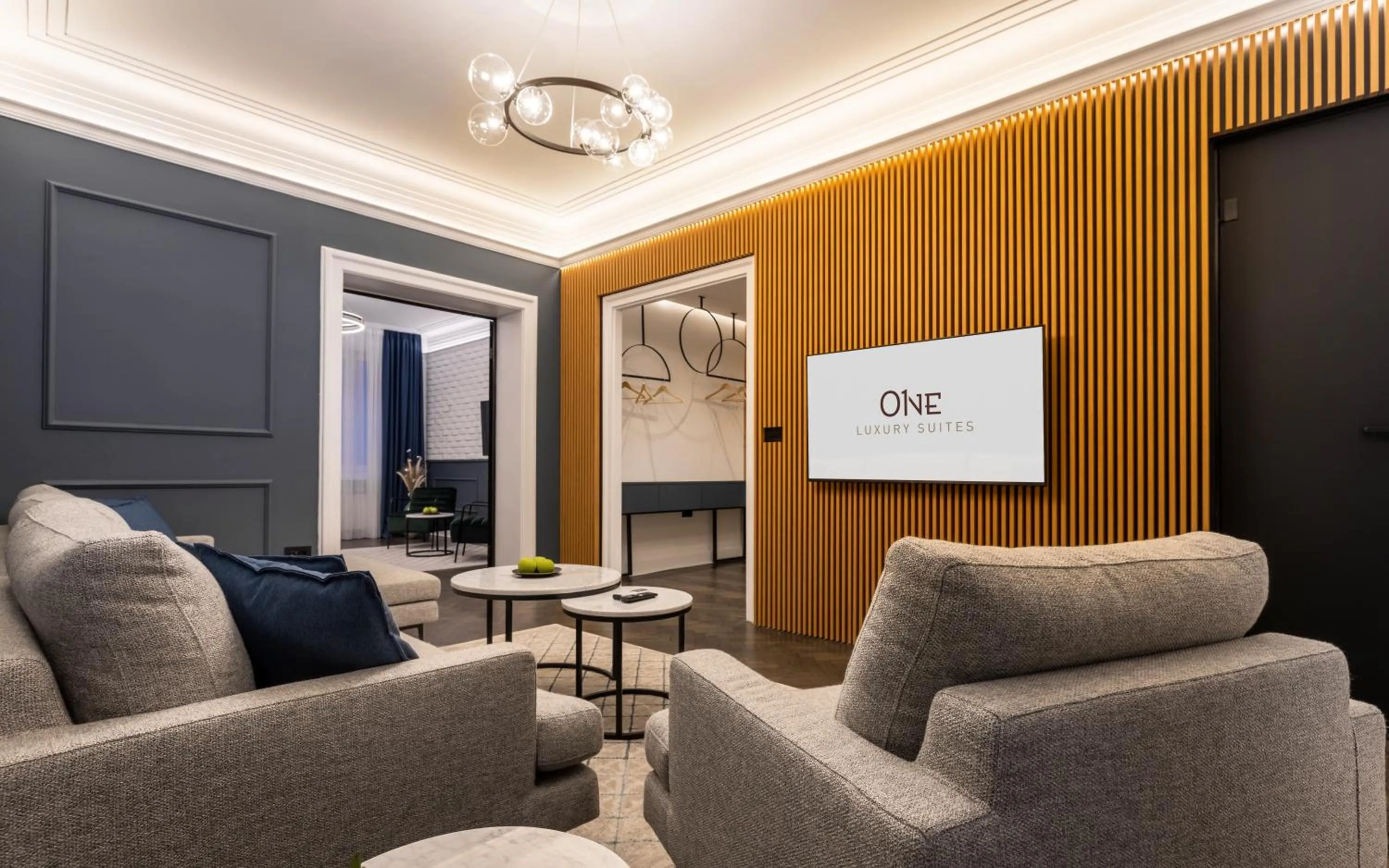 Living room in One Luxury Suites