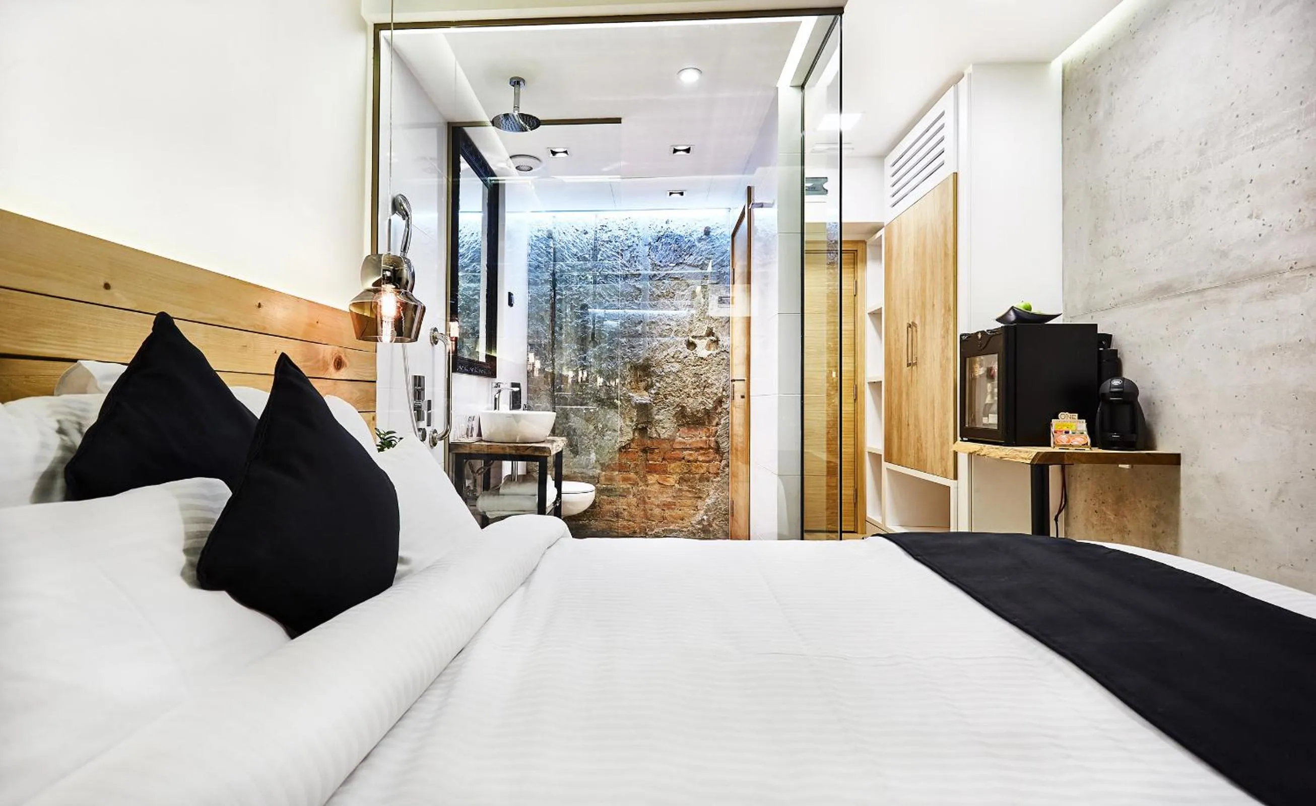 Shower, Bed in One Luxury Suites