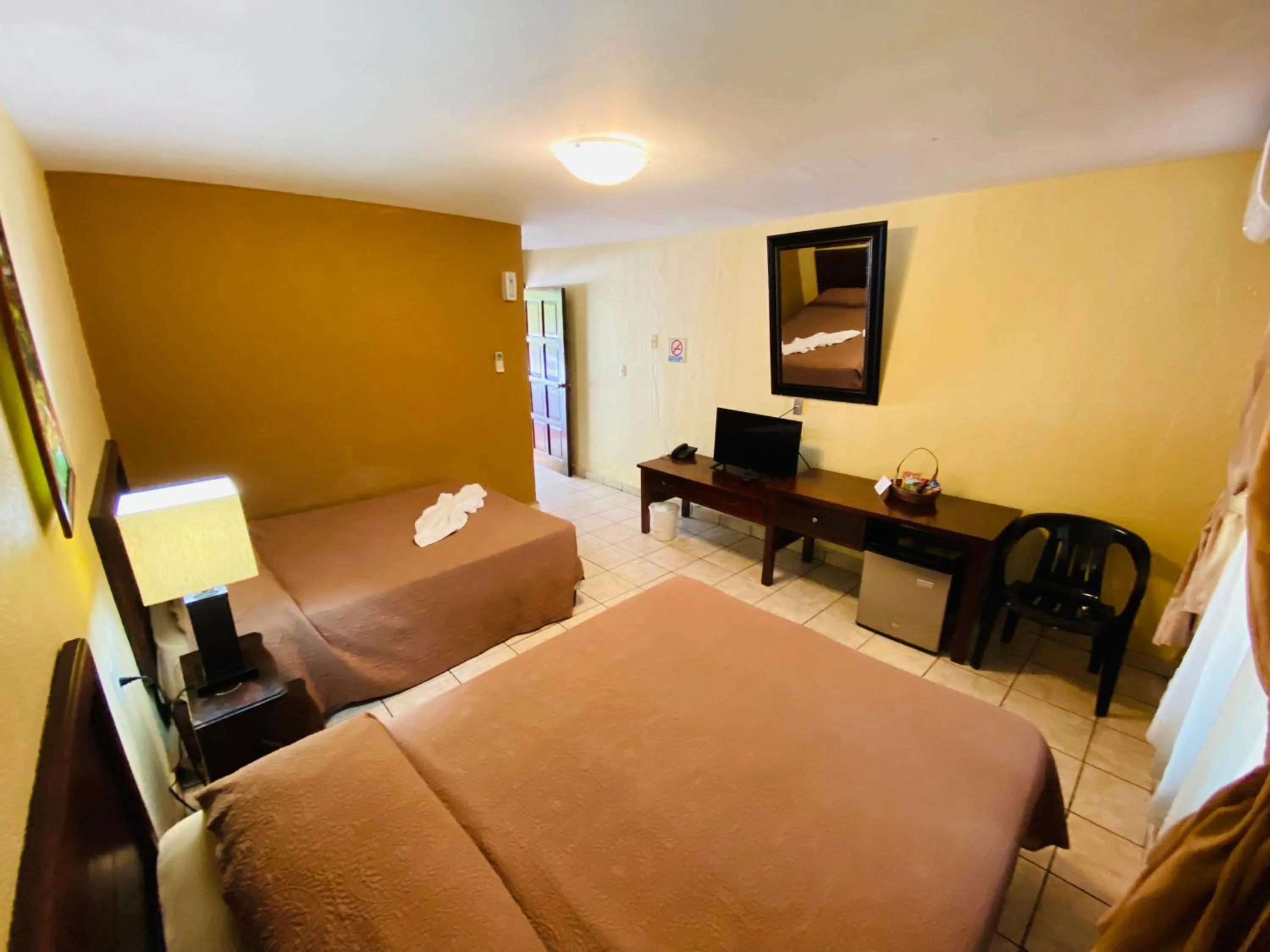 Bed in Hotel Puerto Libre