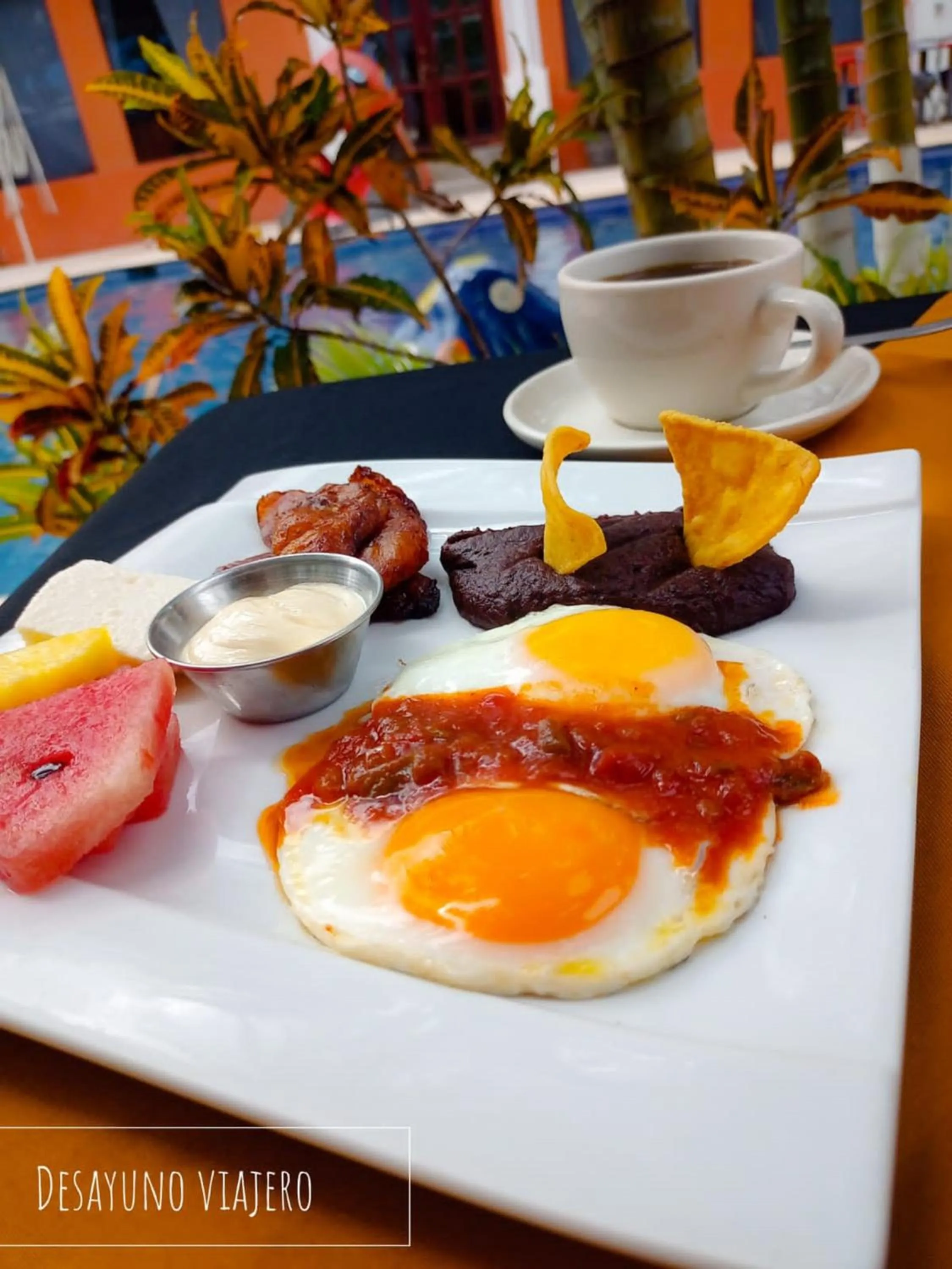 Breakfast in Hotel Puerto Libre