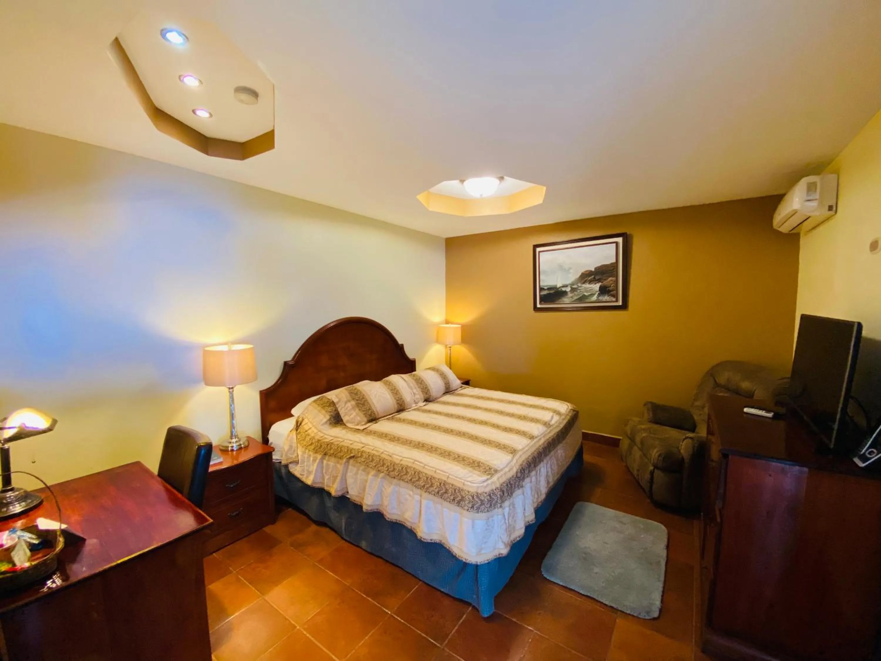 Bed in Hotel Puerto Libre