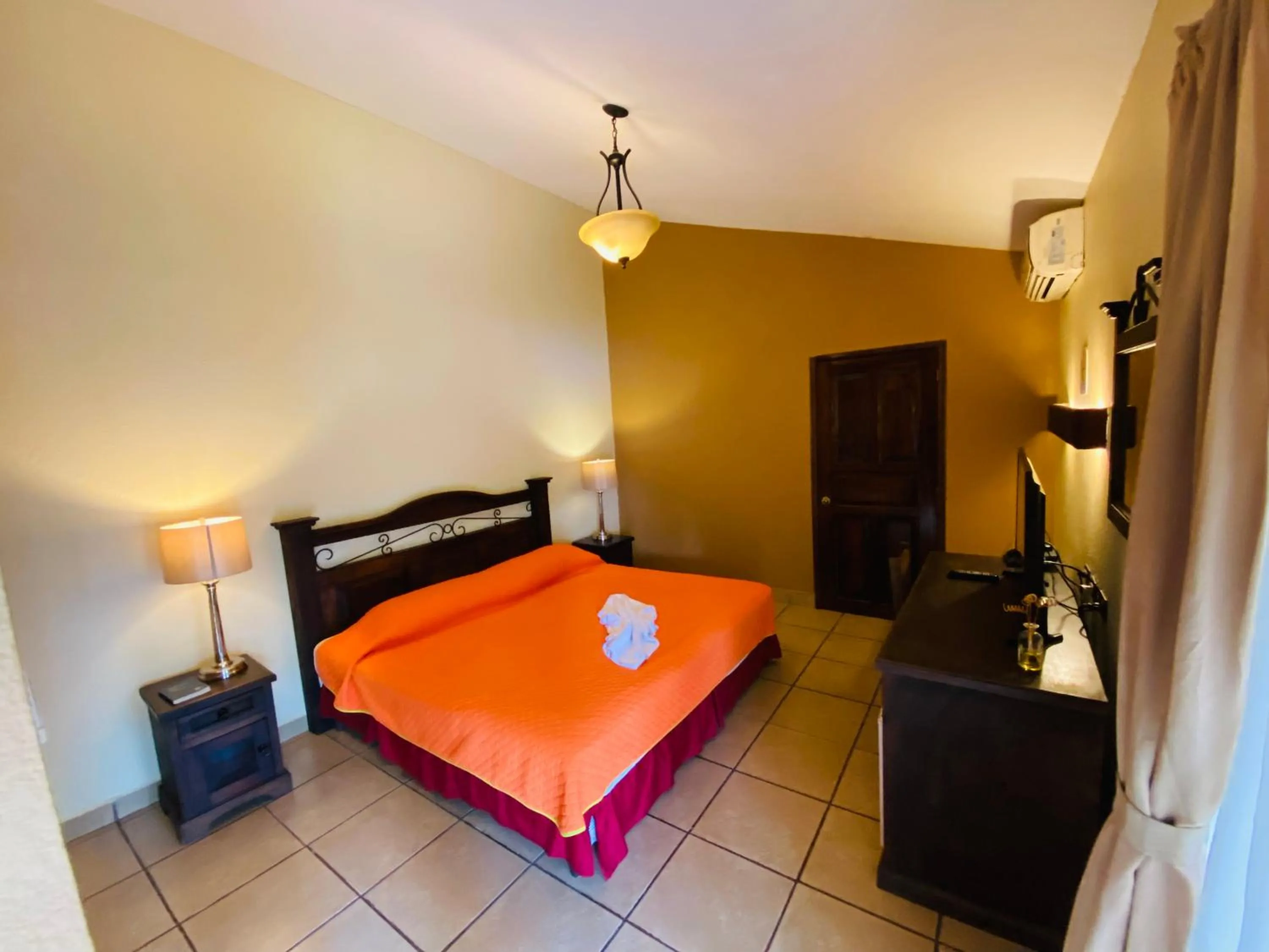 Bed in Hotel Puerto Libre