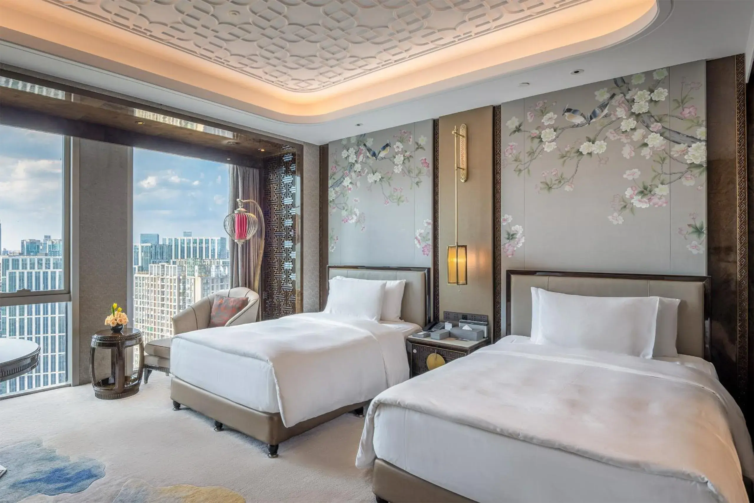 Twin Room with City View - single occupancy in Wanda Reign Chengdu Twin Room with City View - single occupancy in Wanda Reign Chengdu