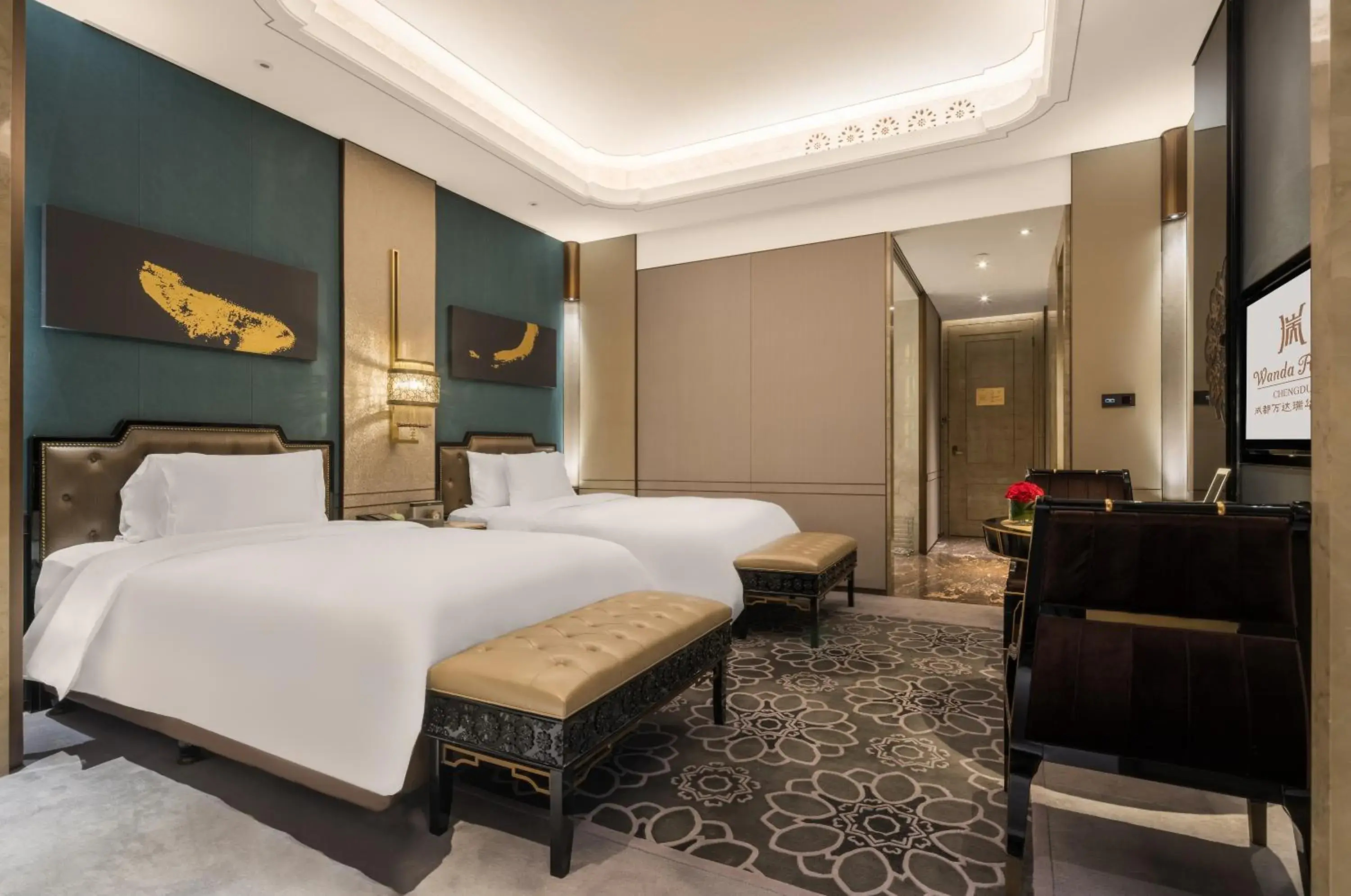Twin Room with City View - single occupancy in Wanda Reign Chengdu Twin Room with City View - single occupancy in Wanda Reign Chengdu