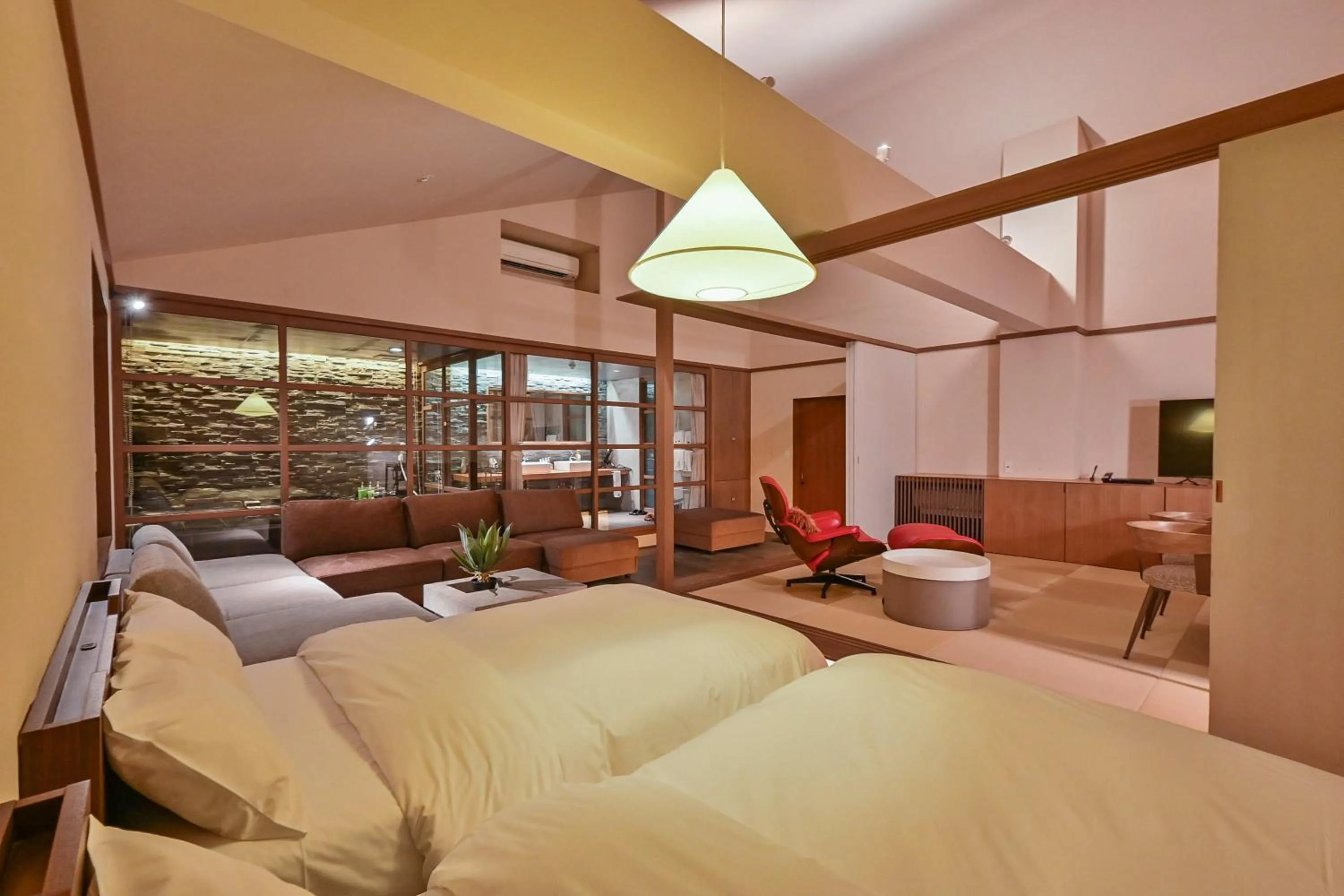 Bed in Ryokan Yoshidaya