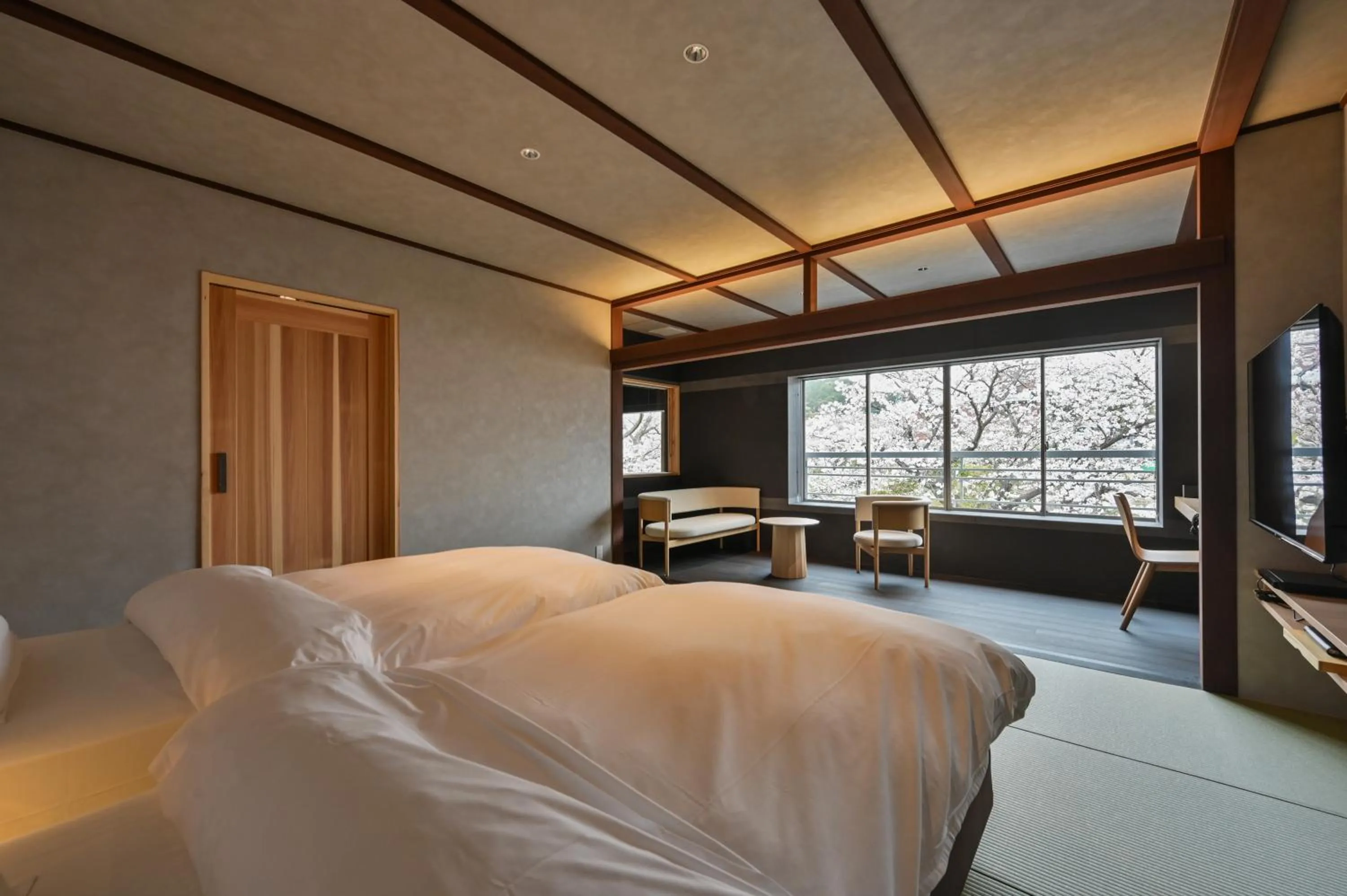 Bed in Ryokan Yoshidaya