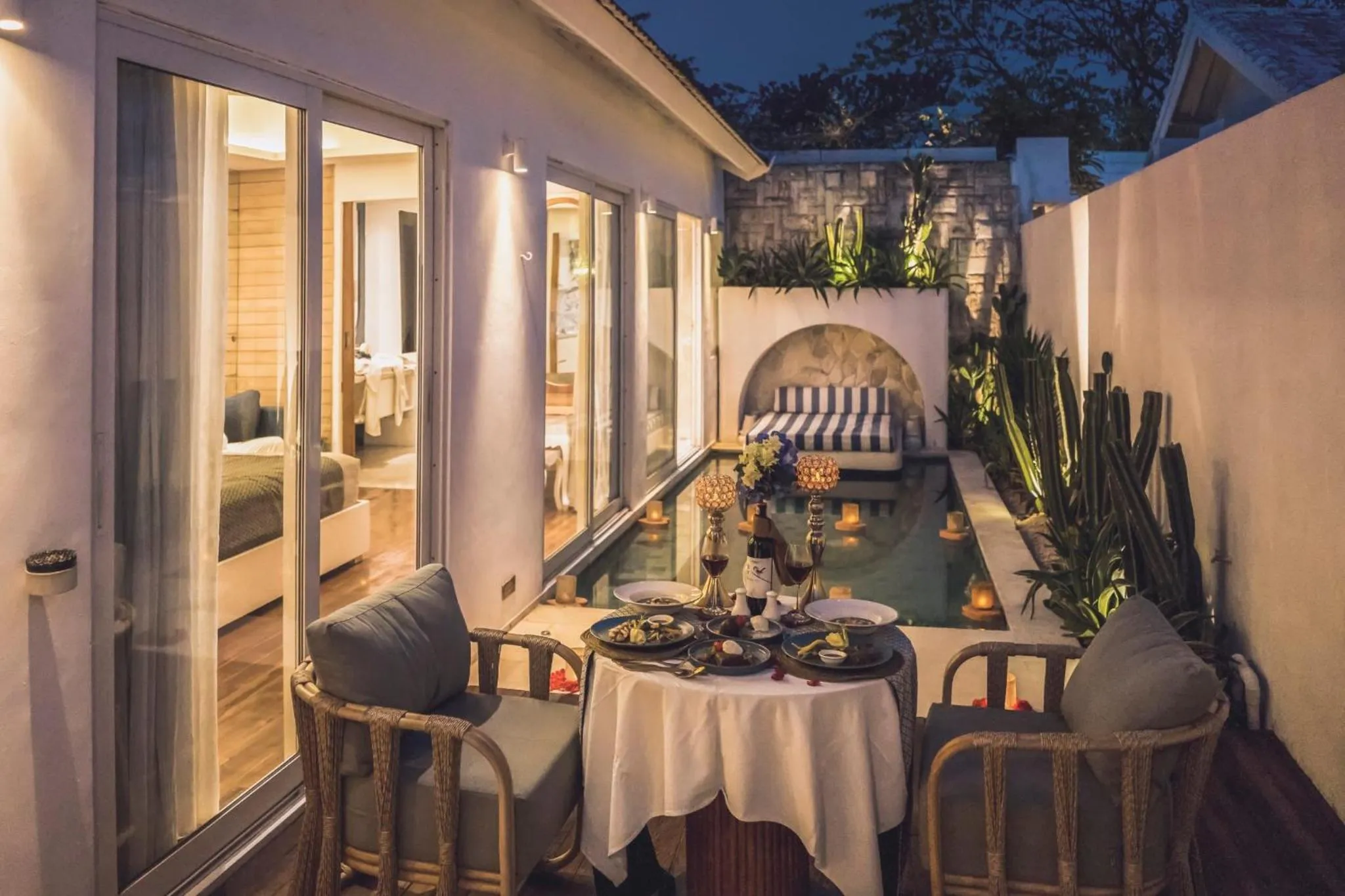 Dinner in Aleva Villa Seminyak by Ini Vie Hospitality