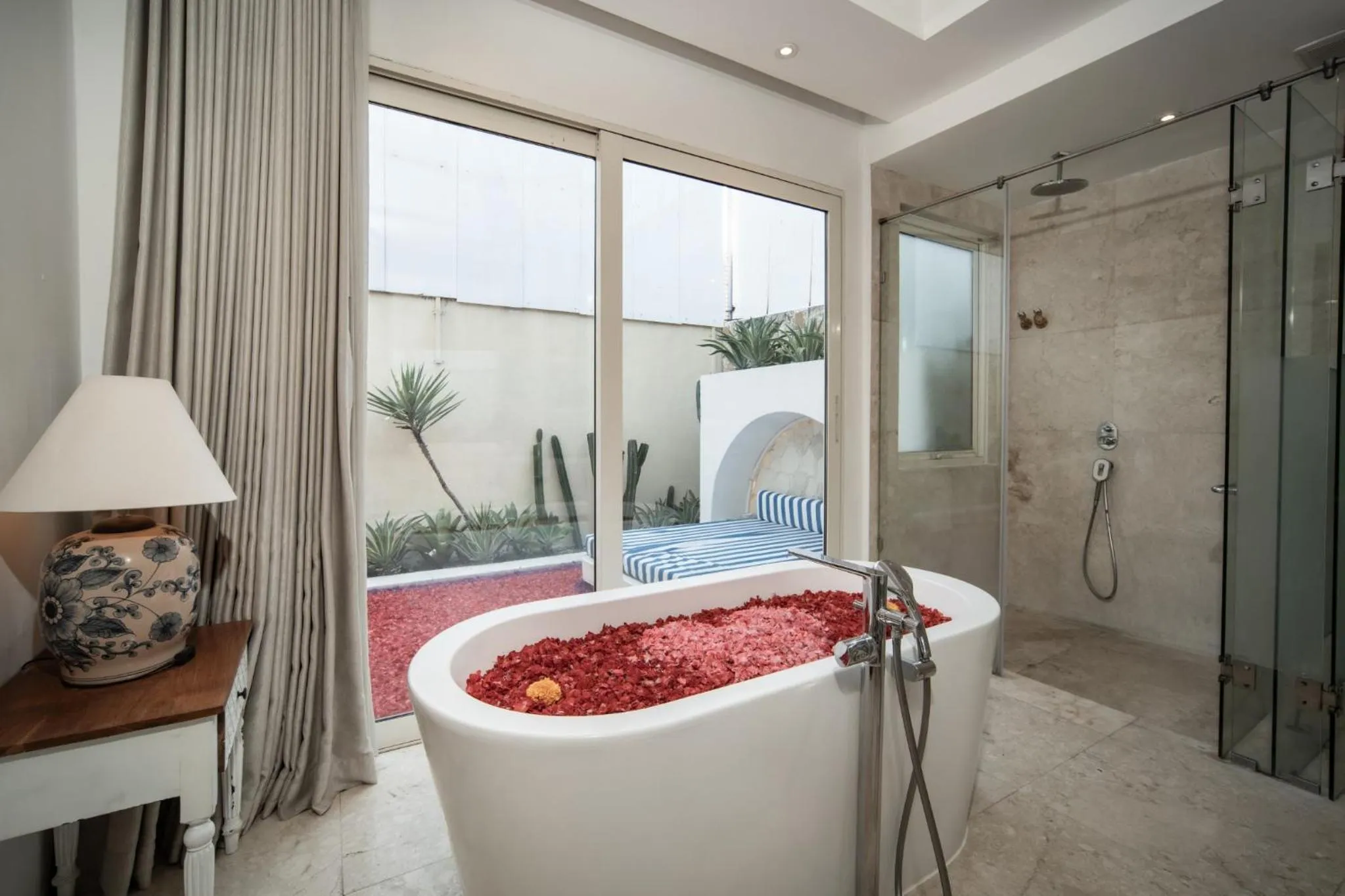Bath in Aleva Villa Seminyak by Ini Vie Hospitality