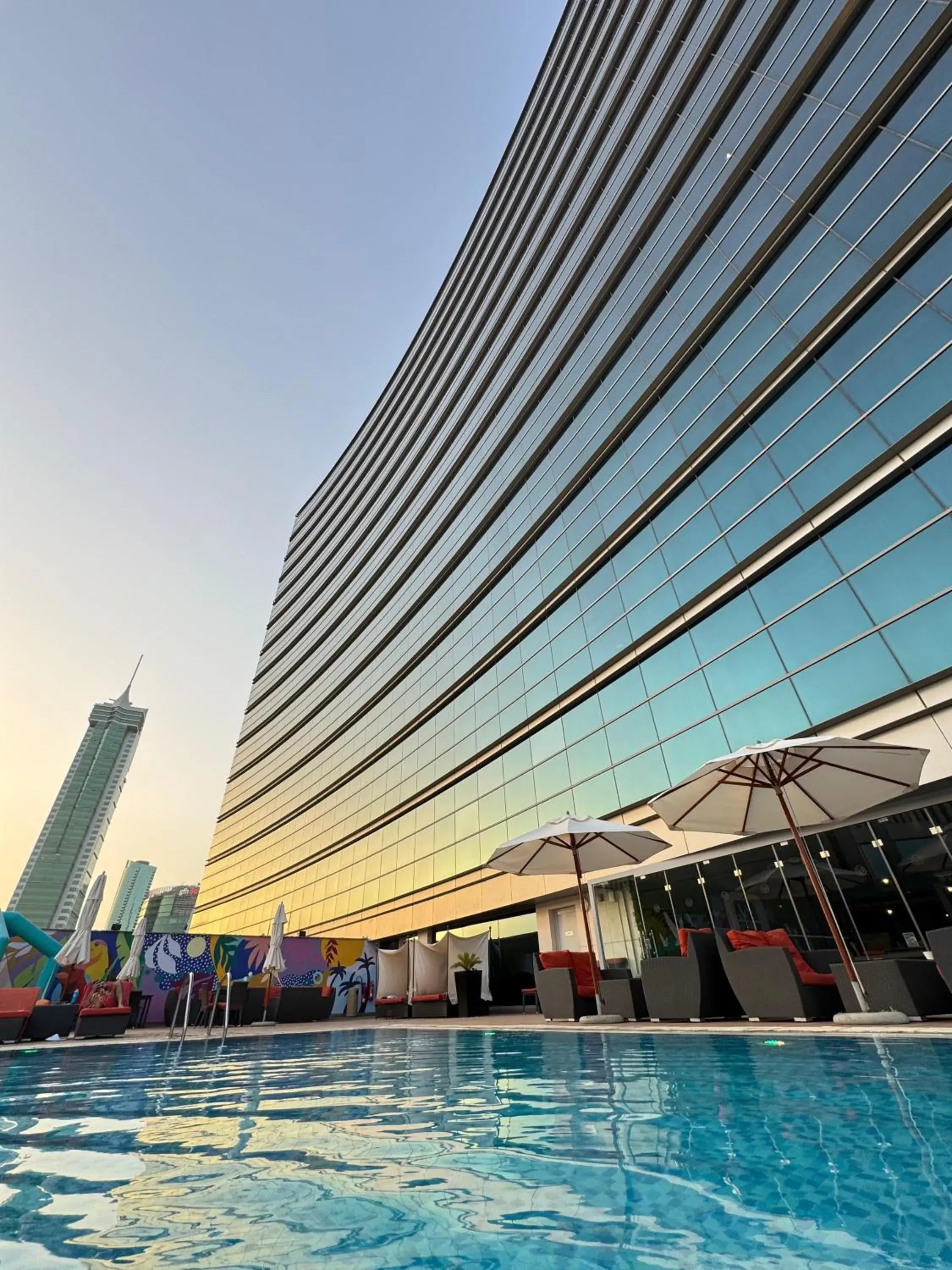 Pool view in Downtown Rotana Pool view in Downtown Rotana