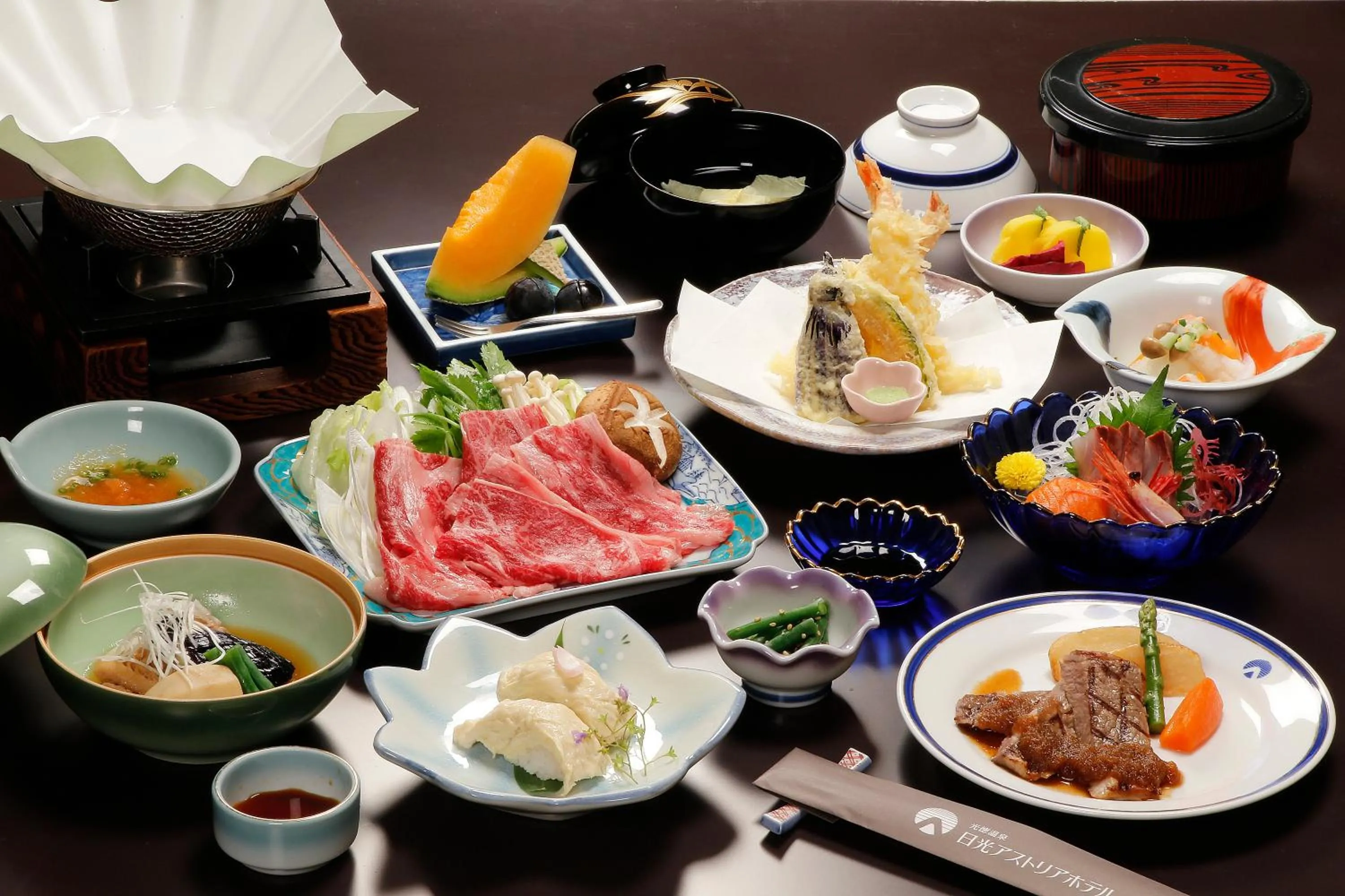 Food close-up in Nikko Astraea Hotel