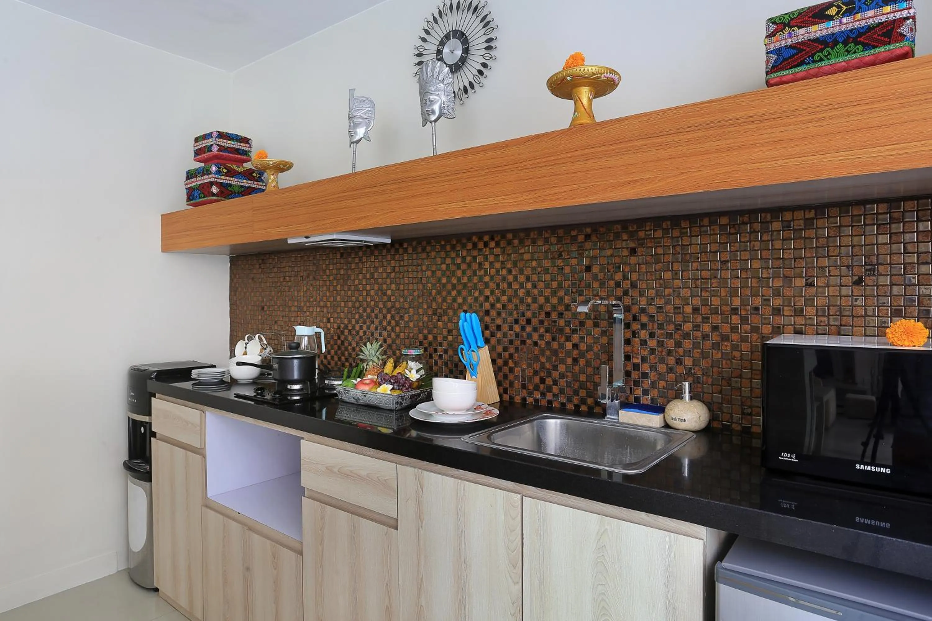 Kitchen or kitchenette in The Wina Villa Canggu by The Wina Resorts