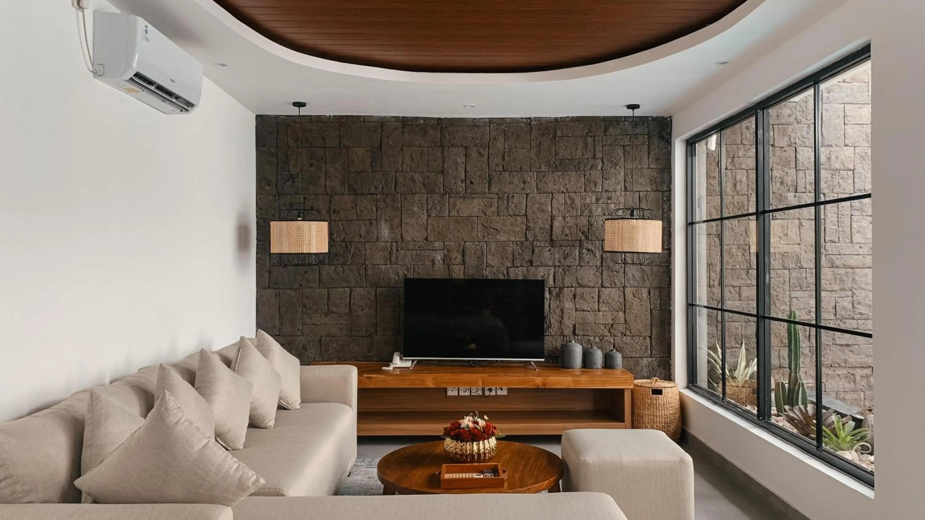 Living room in The Wina Villa Canggu by The Wina Resorts