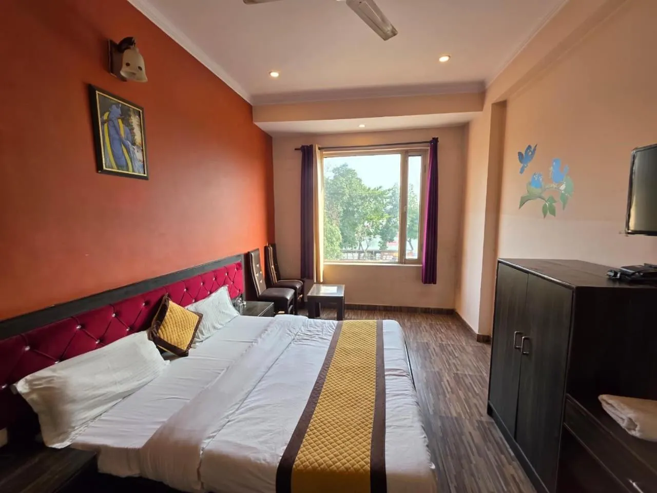 Bed in Hotel Ganges Park