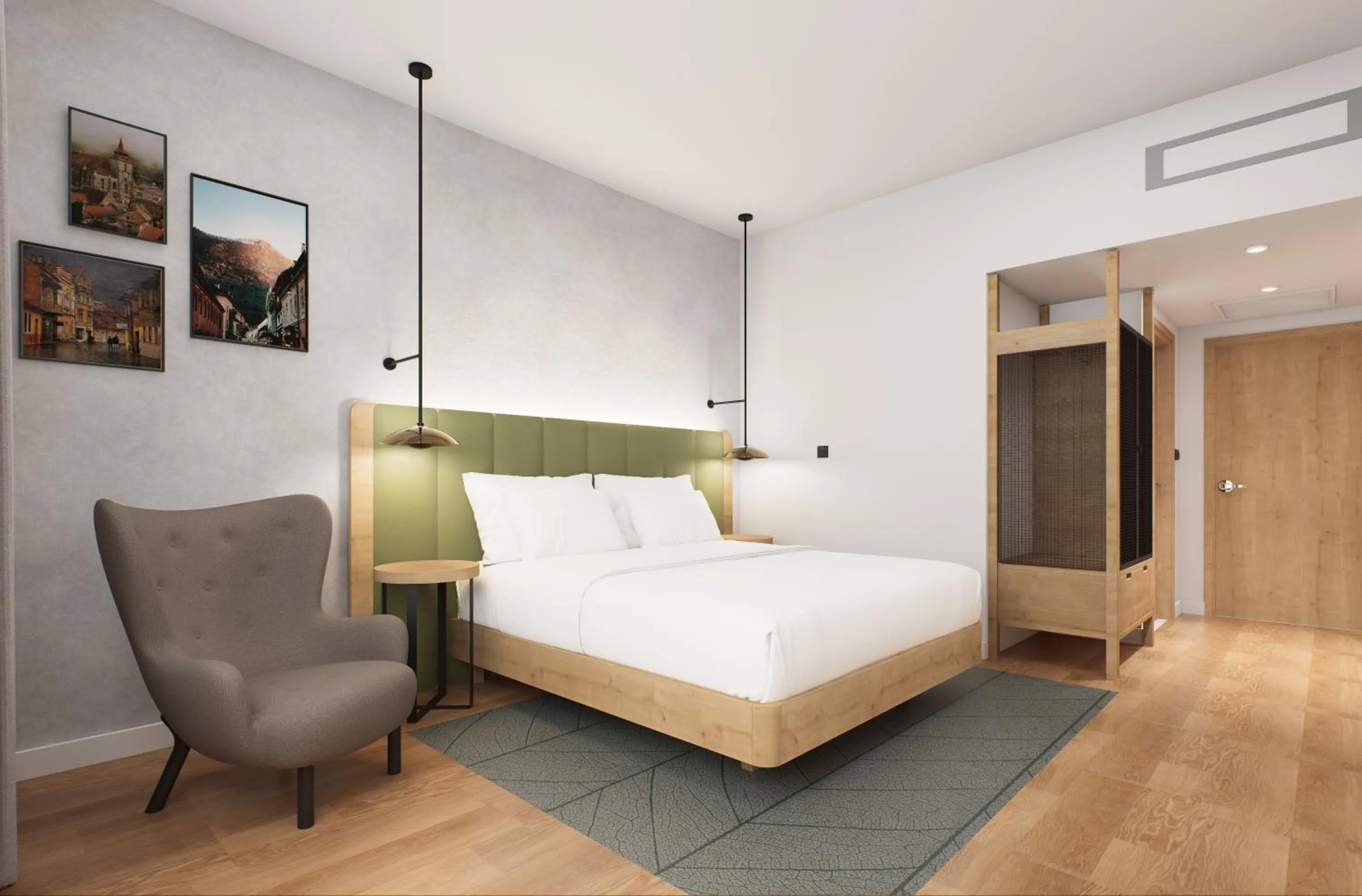 King Room with Balcony in Hilton Garden Inn Brasov