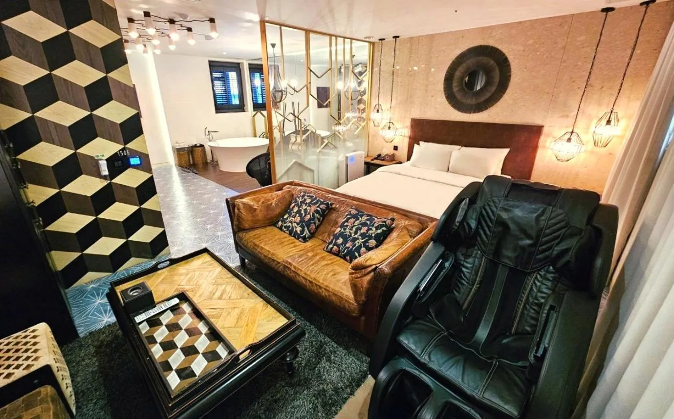 Bed in Hotel The Designers Cheongnyangni