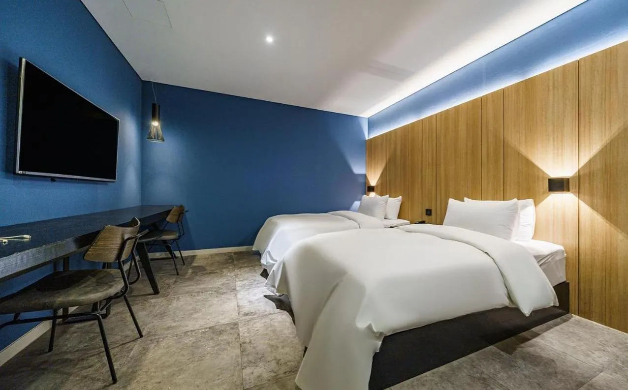 Bedroom, Bed in Hotel The Designers Cheongnyangni