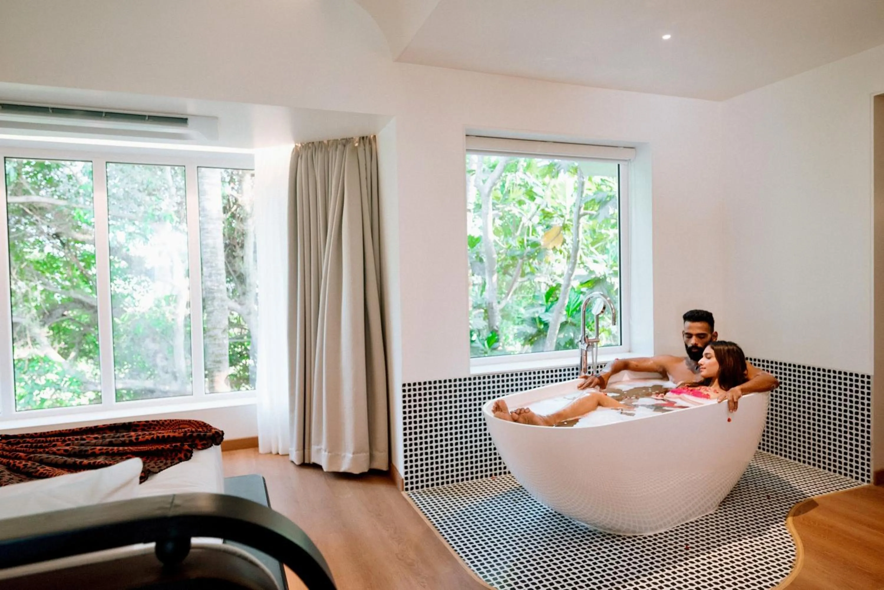 Bedroom in Orchid Passaros Benaulim Goa - Adults Only