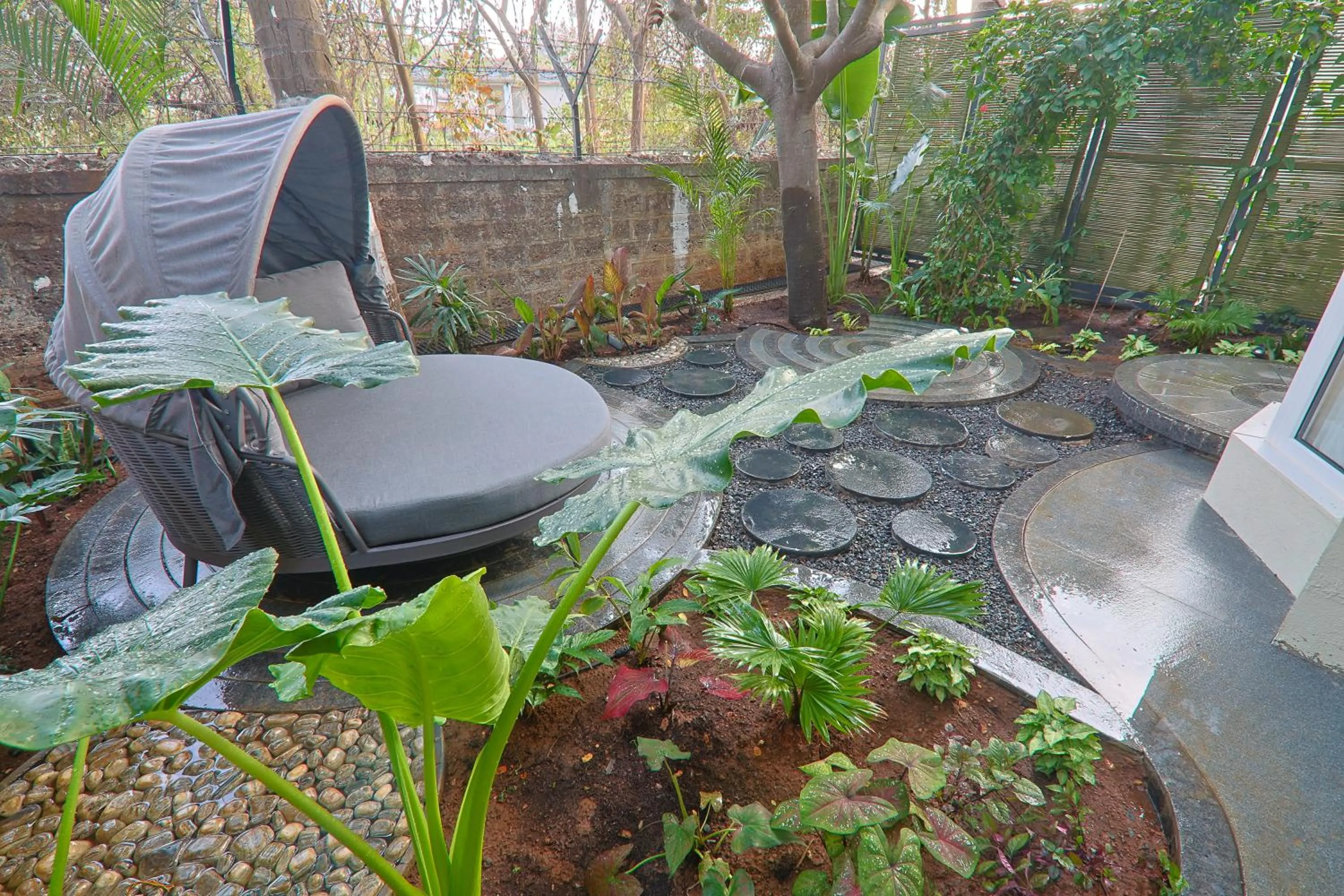 Garden view in Orchid Passaros Benaulim Goa - Adults Only