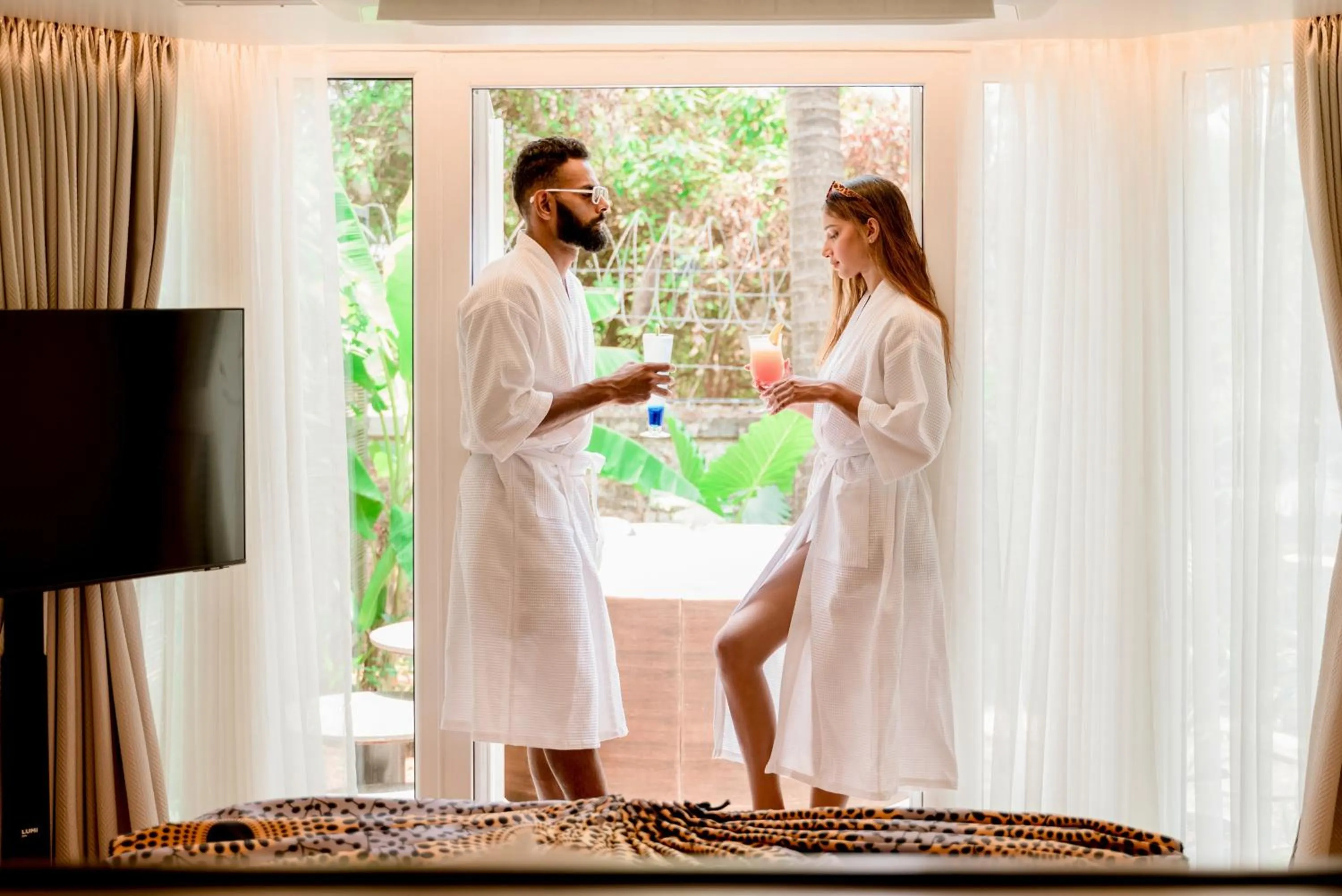 Bedroom in Orchid Passaros Benaulim Goa - Adults Only