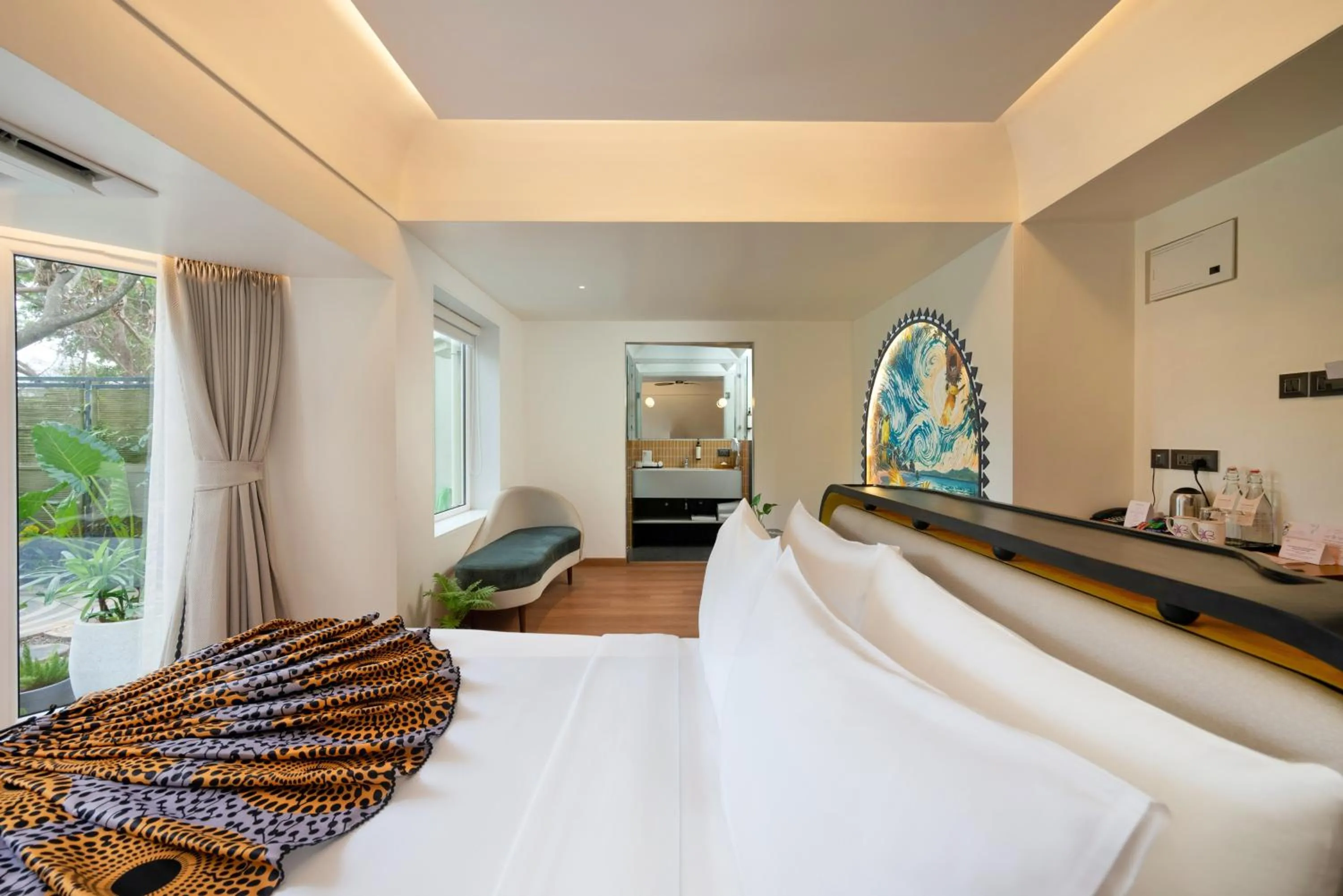 Bedroom in Orchid Passaros Benaulim Goa - Adults Only