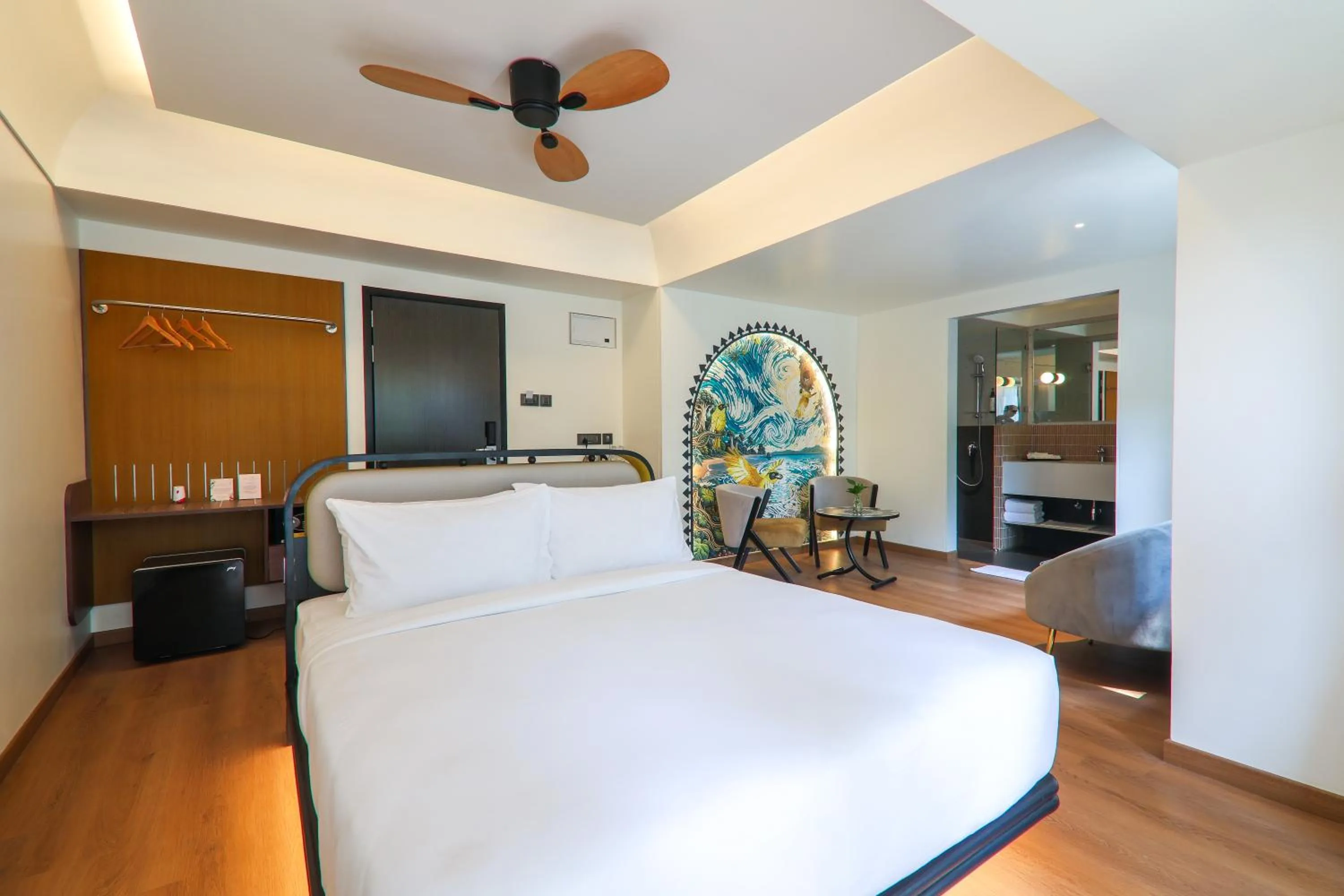 Bed in Orchid Passaros Benaulim Goa - Adults Only