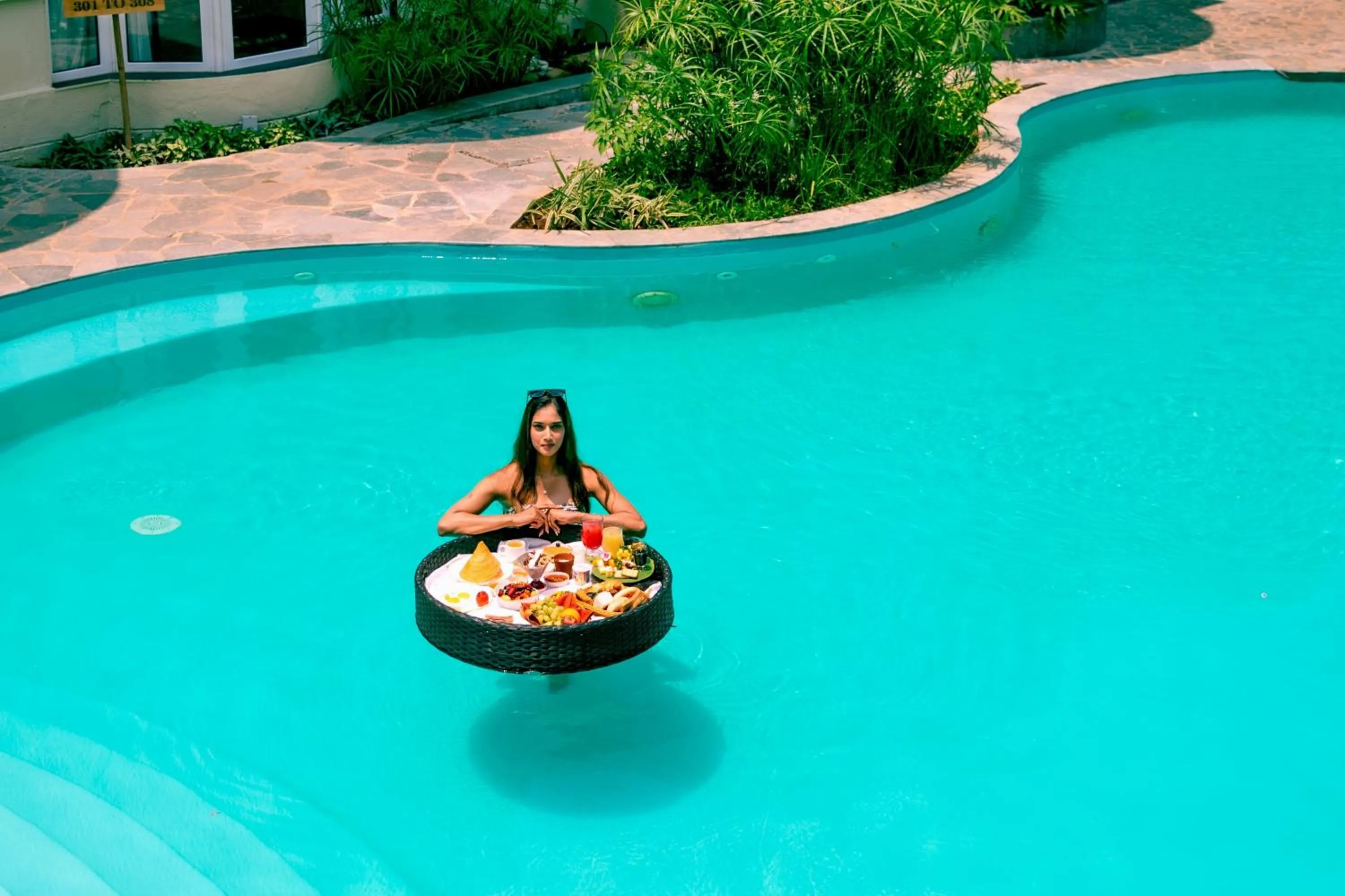 Swimming pool in Orchid Passaros Benaulim Goa - Adults Only