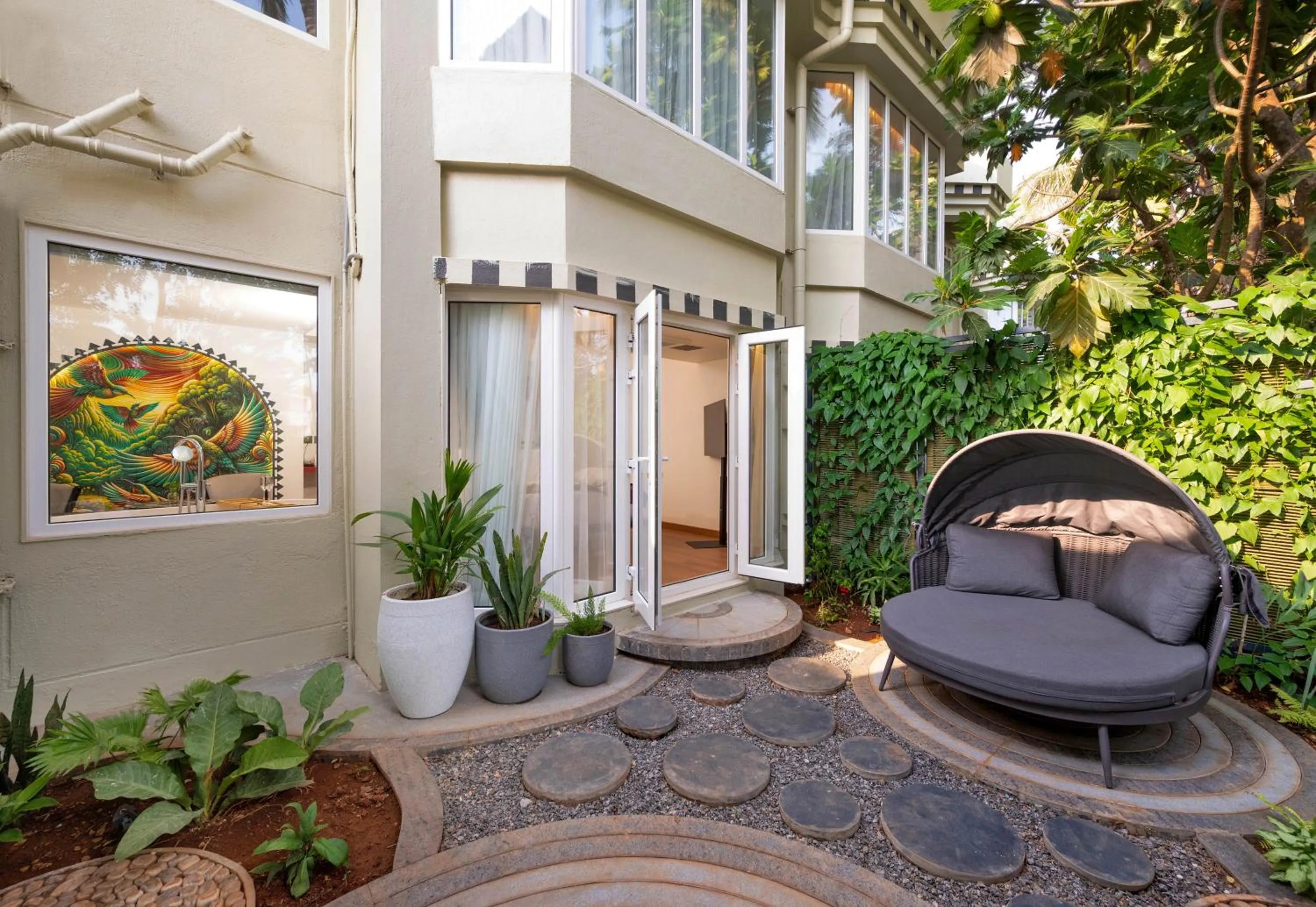 Garden in Orchid Passaros Benaulim Goa - Adults Only