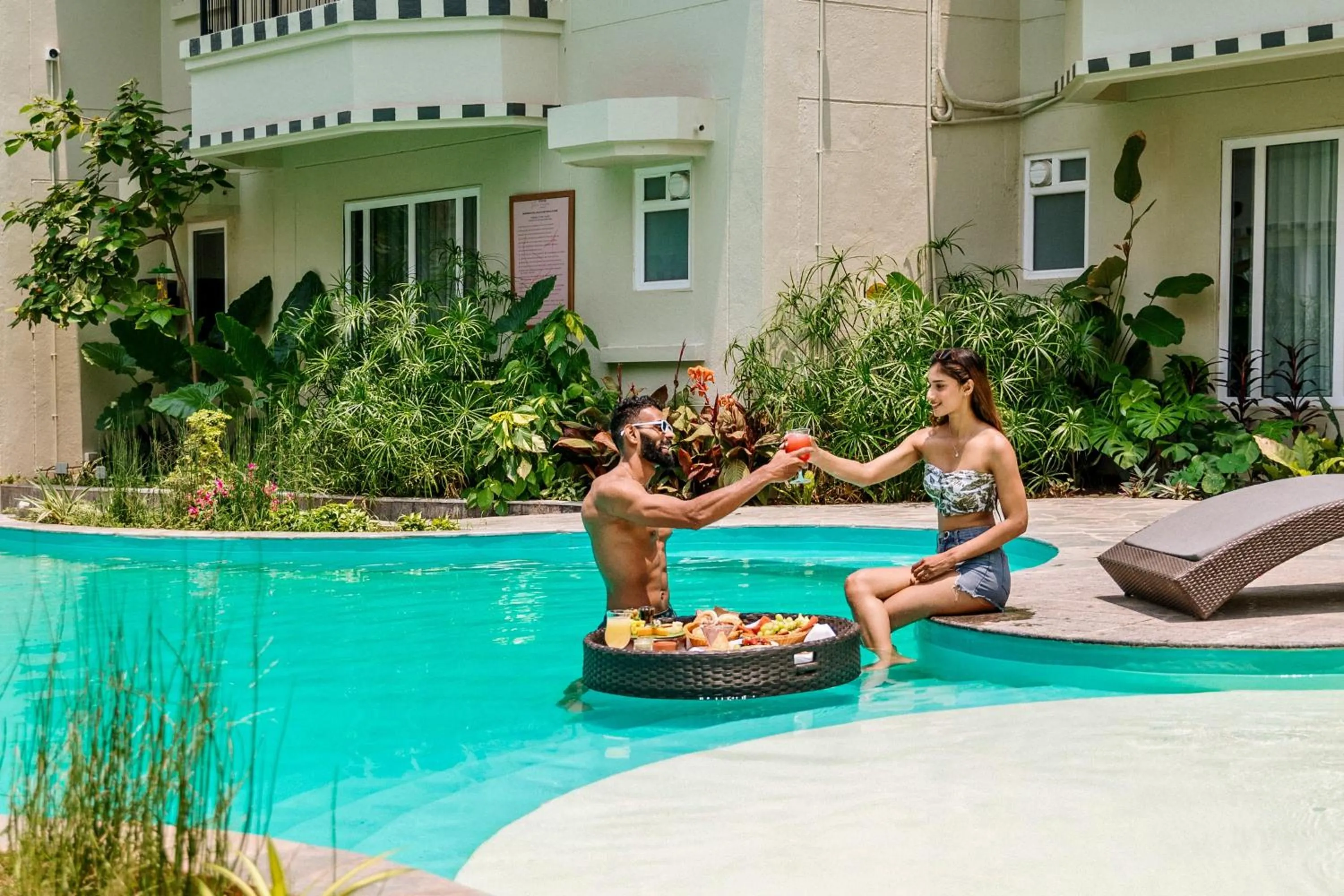 Swimming pool in Orchid Passaros Benaulim Goa - Adults Only